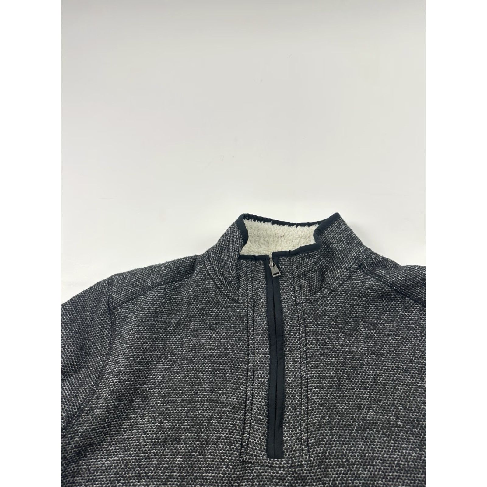 Orvis Orvis Sweater Mens Medium Gray 1/4 Zip Pullover Fleece Lined Mock Neck Travel Casual Shipping: N/A Size US M / EU 48-50 / 2 - 4 Thumbnail