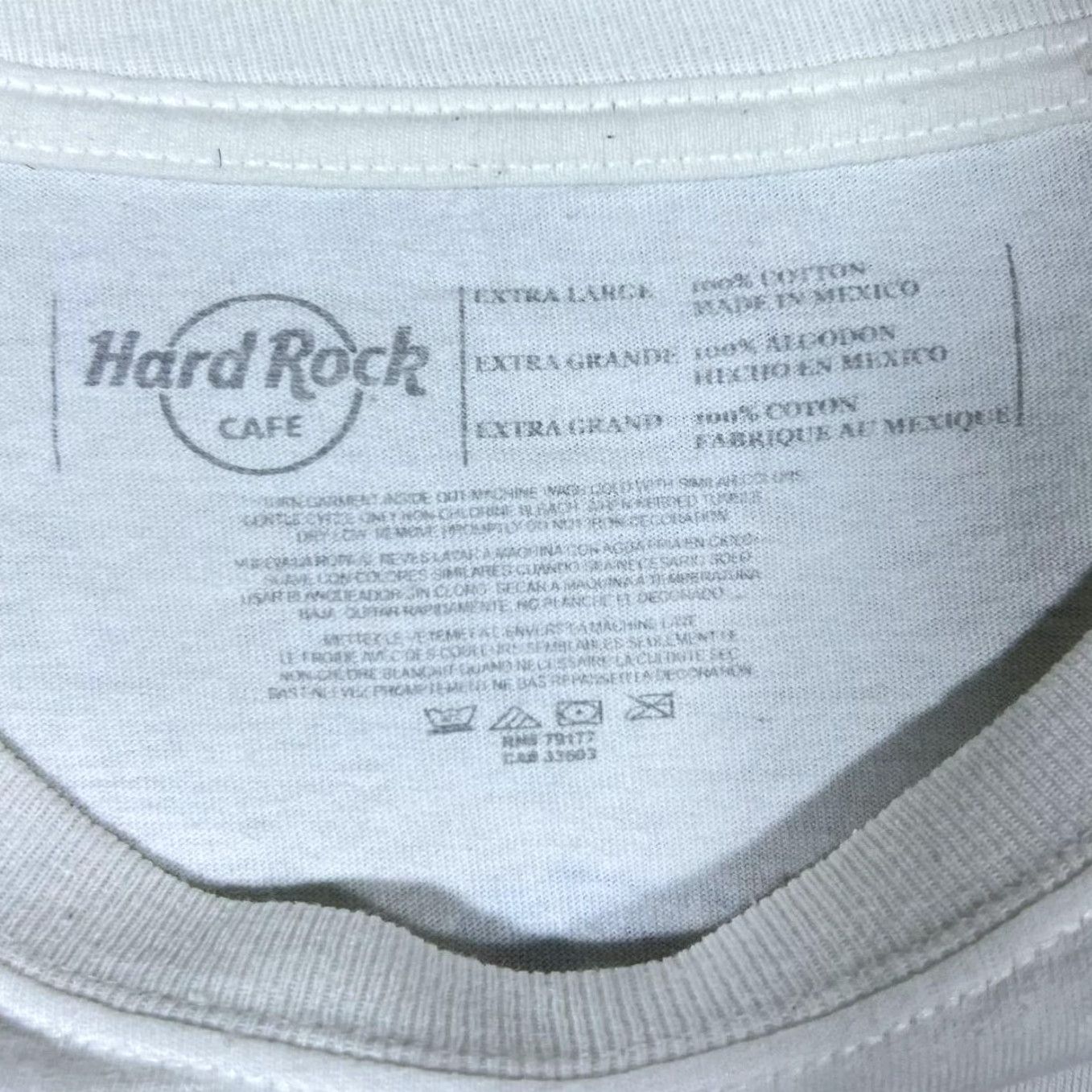 Hard Rock Cafe Hard Rock Cafe New York Souvenir Logo Spellout Graphic White T-Shirt XL Mens Size US XL / EU 56 / 4 - 5 Thumbnail