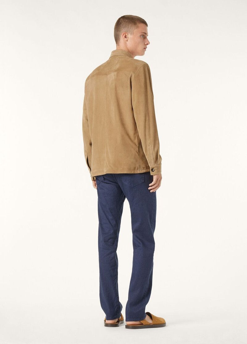 Loro Piana o1w1db10226 FAP3922 Overshirt in Brown Size US XL / EU 56 / 4 - 5 Thumbnail