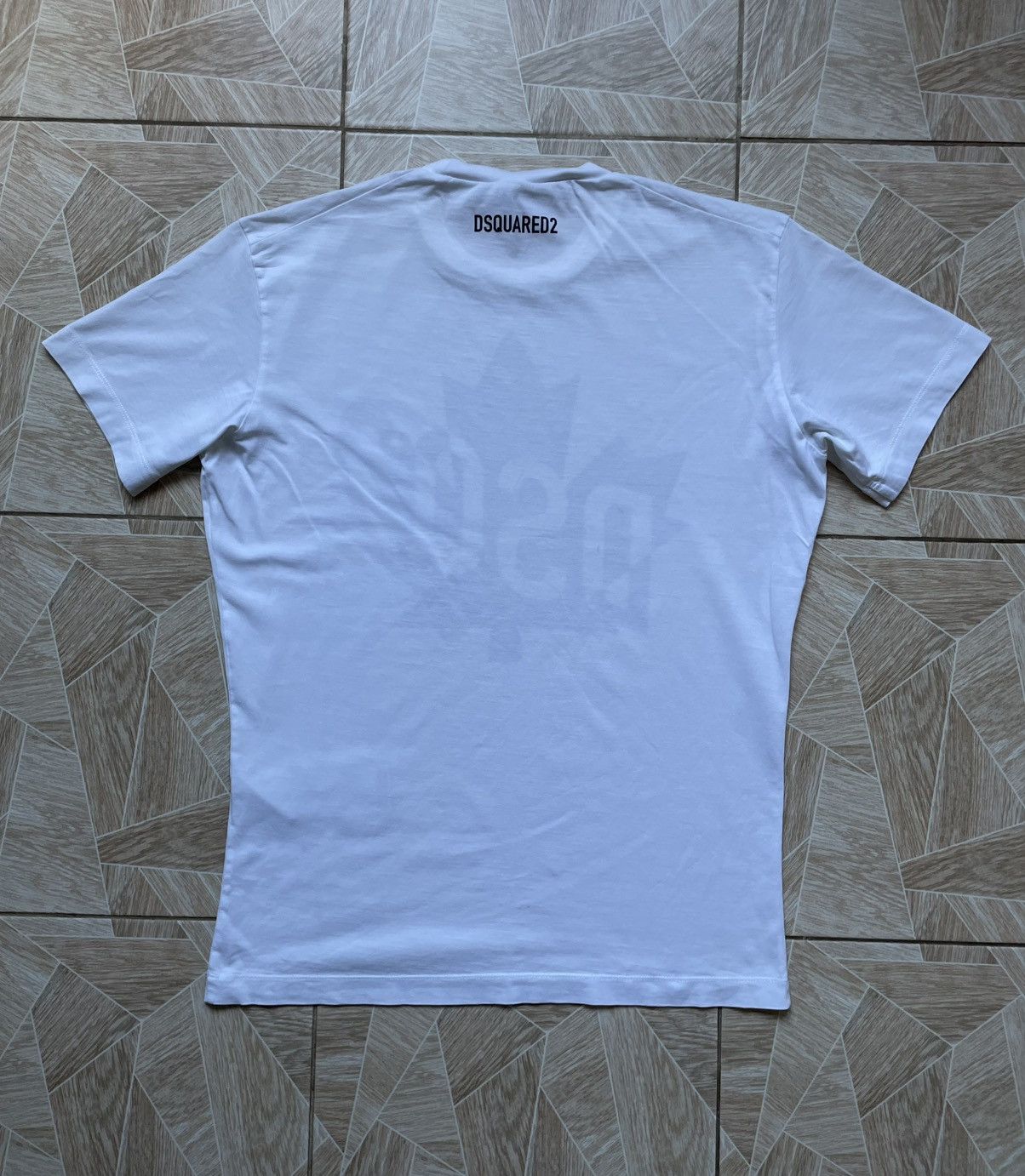 Designer Designer Luxury Dsquared2 Big Logo Maple Leaf Tee M Black Size US M / EU 48-50 / 2 - 4 Thumbnail
