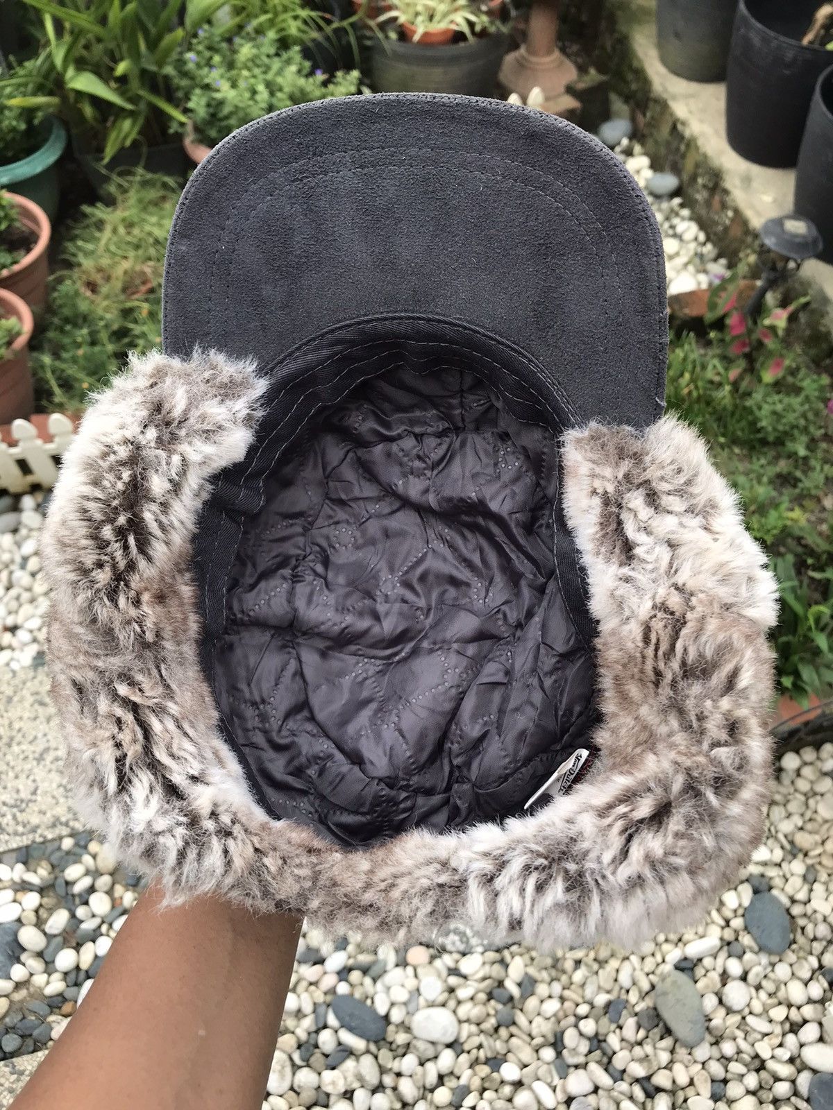 Von Dutch VON DUTCH FUR TRIM WINTER TRAPPER HAT WITH EAR WARMER FLAPS Size ONE SIZE - 8 Thumbnail