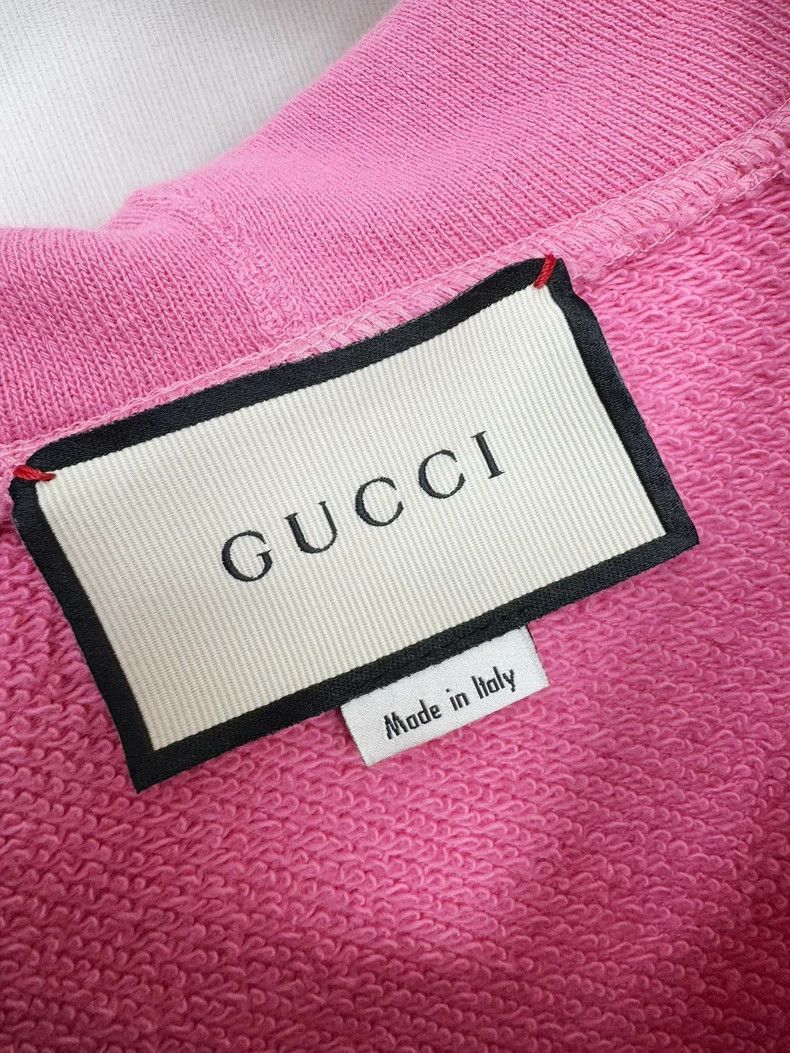 Gucci Gucci Pink Hoodie with Colorful Graphic Design-2505 Size M / US 6-8 / IT 42-44 - 2 Thumbnail