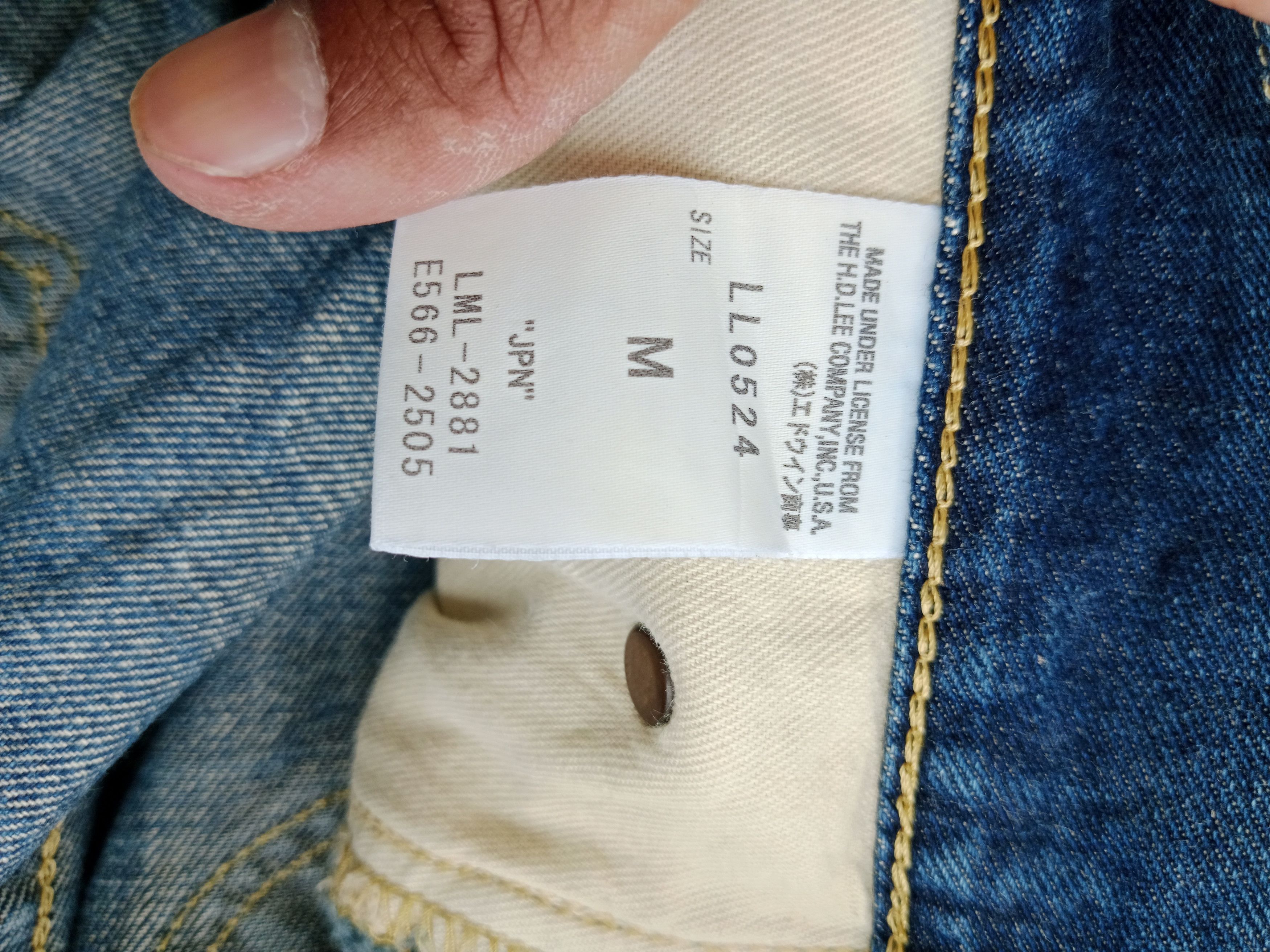 Lee Vintage Lee Mini Skirt Blue Denim Nice Style Size 31" - 11 Thumbnail