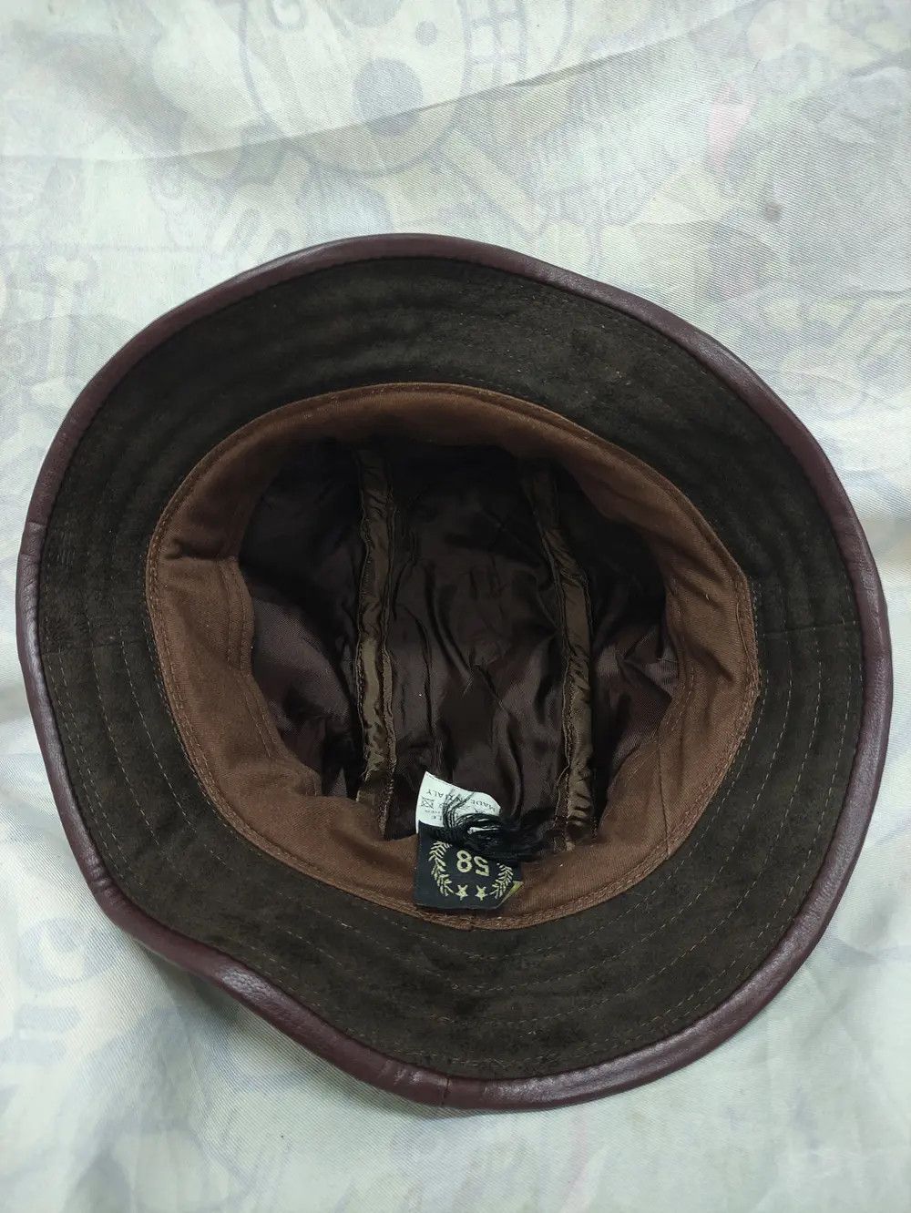 Vera Pelle VERA PELLE VINTAGE LEATHER HAT Size ONE SIZE - 7 Thumbnail
