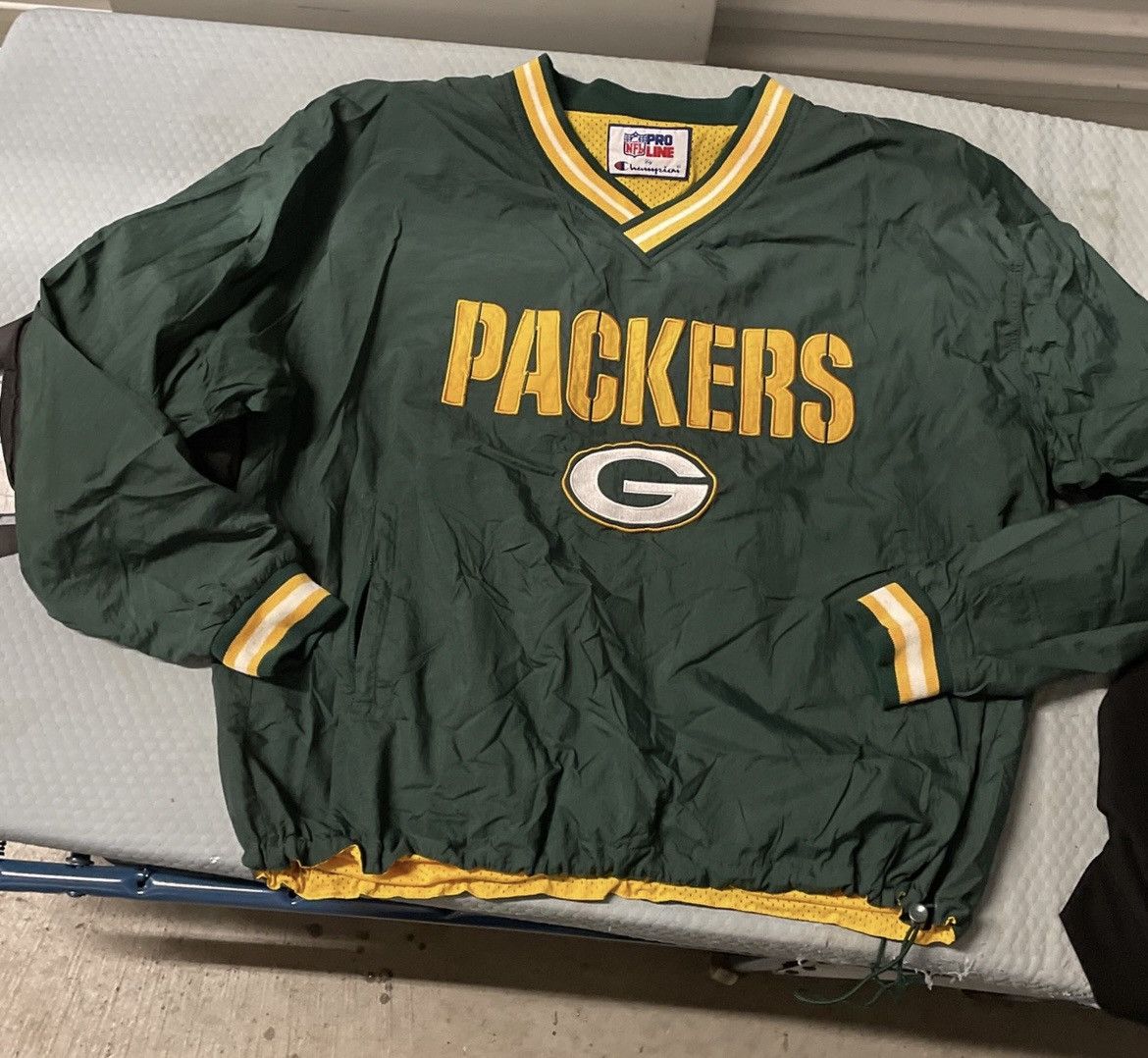 Champion Reversible Green Bay Packers Windbreaker Size US XXL / EU 58 / 5 - 1 Thumbnail