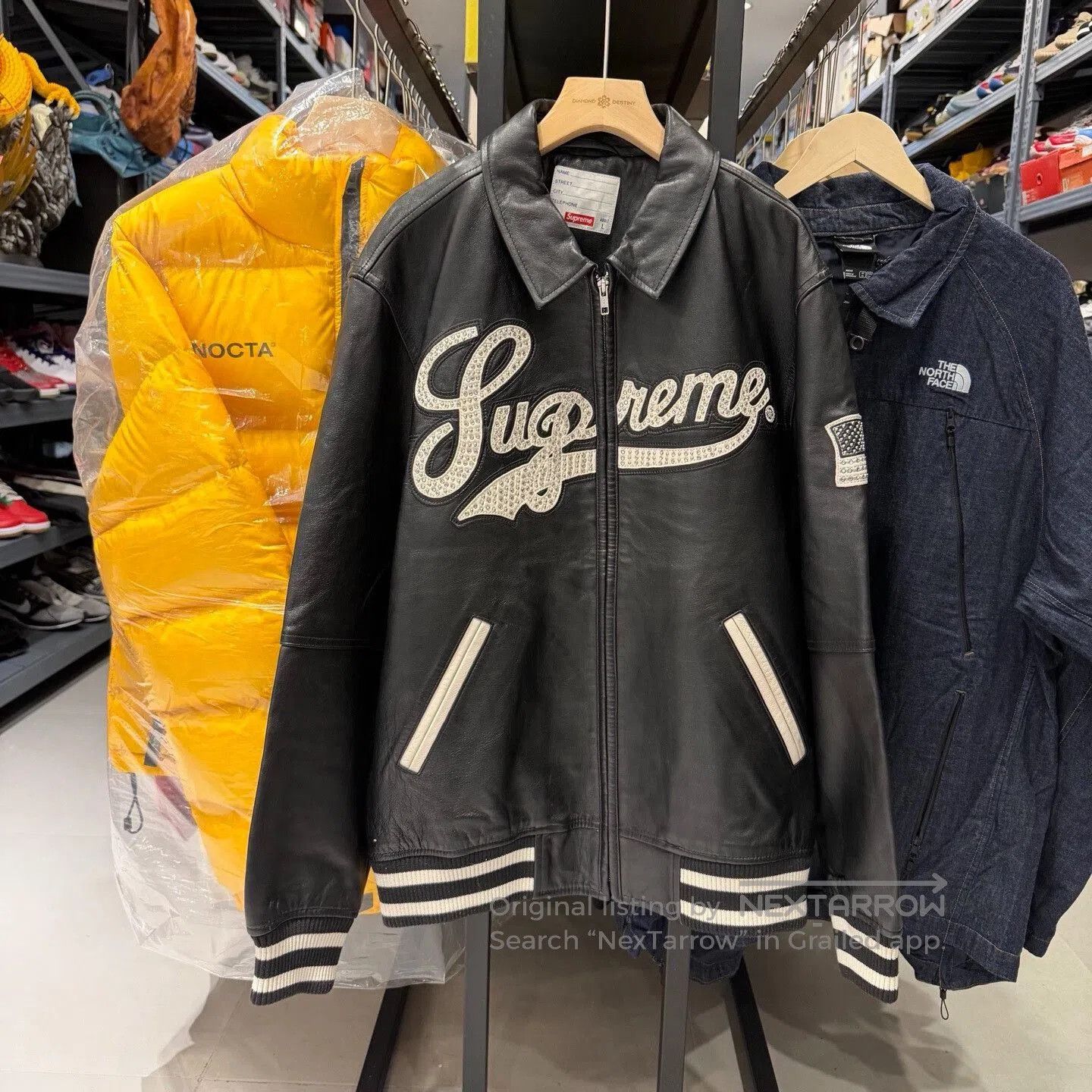 Goretex × Supreme Supreme Gore-Tex Leather Jacket Black | Grailed