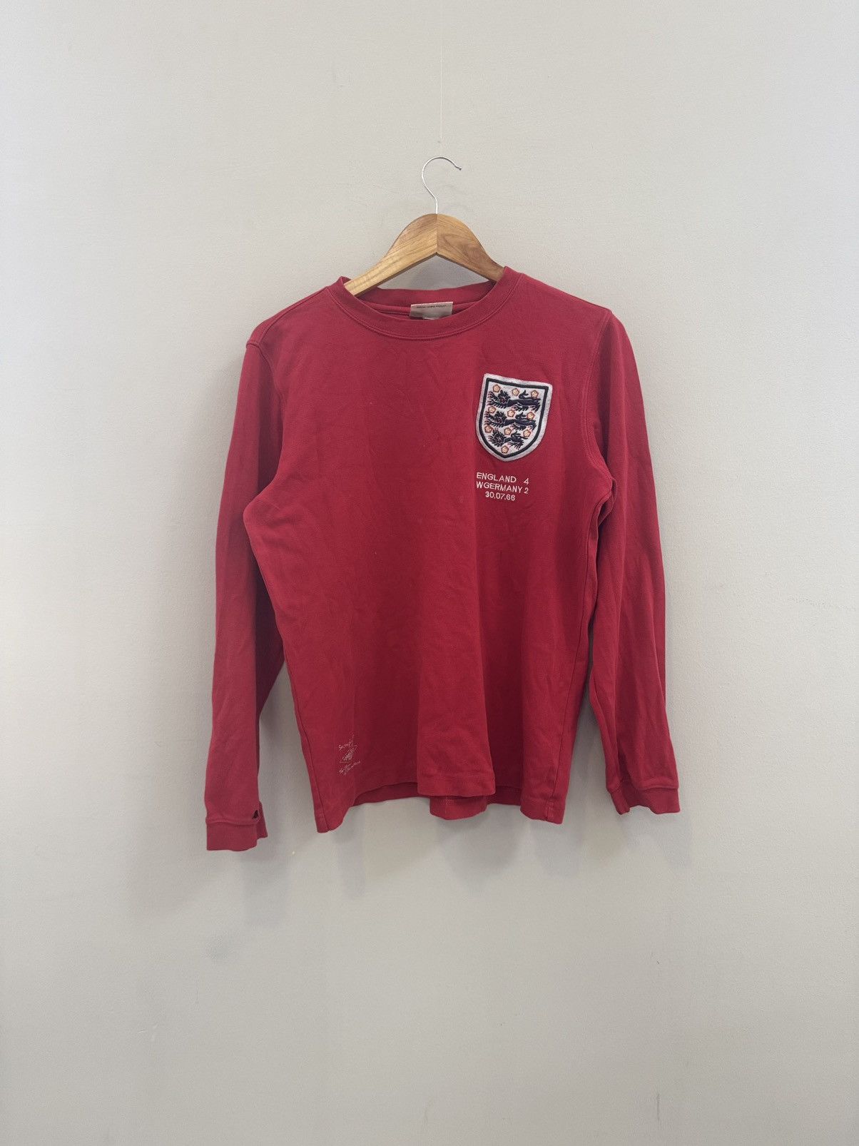 Umbro England 1966 Away Umbro Football Shirt Limited Edition #66 Size US M / EU 48-50 / 2 - 1 Thumbnail