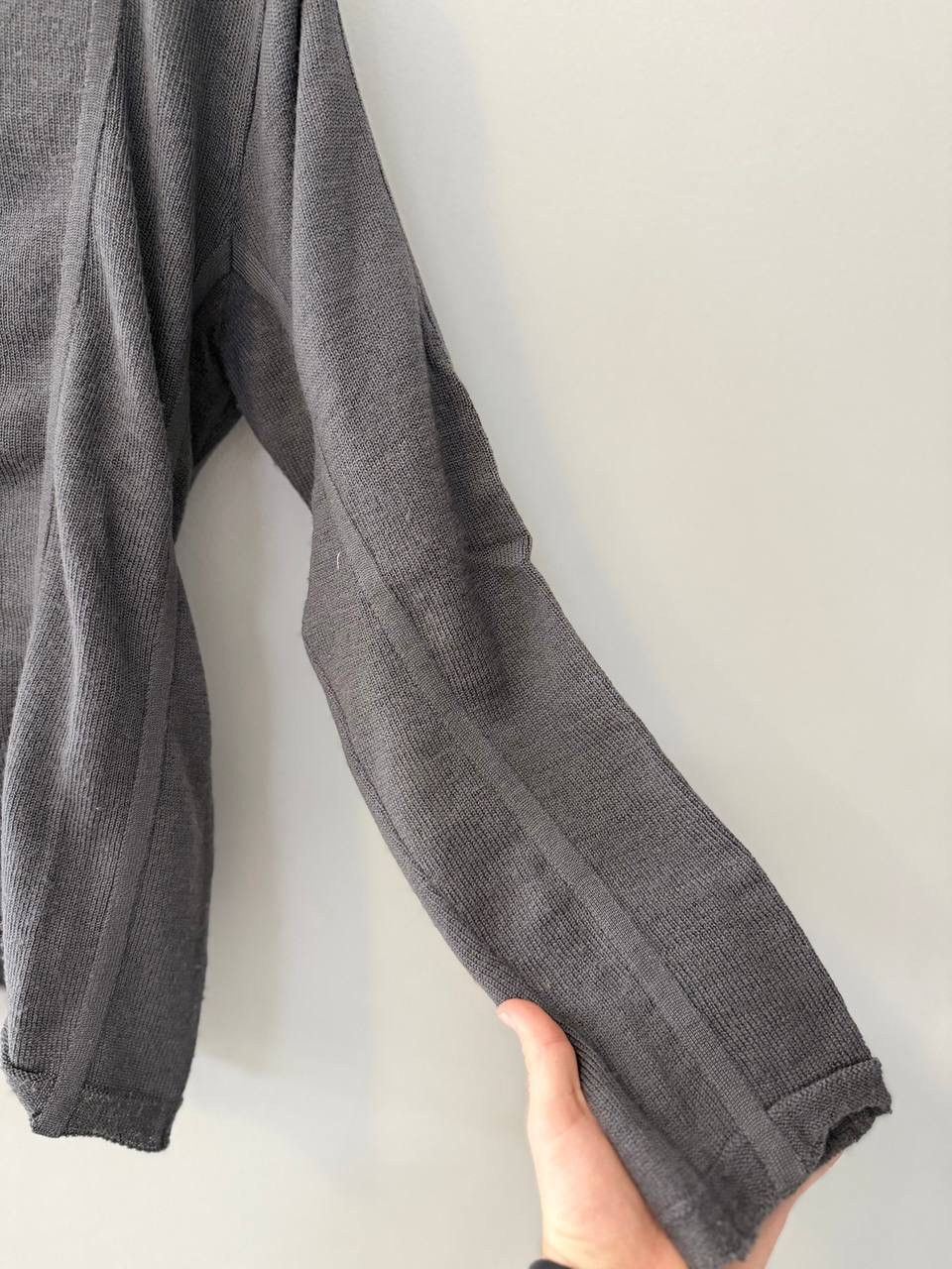 Issey Miyake Vintage Issey Miyake Vintage 90’s Wool Asymmetric Sweater Size L / US 10 / IT 46 - 9 Thumbnail