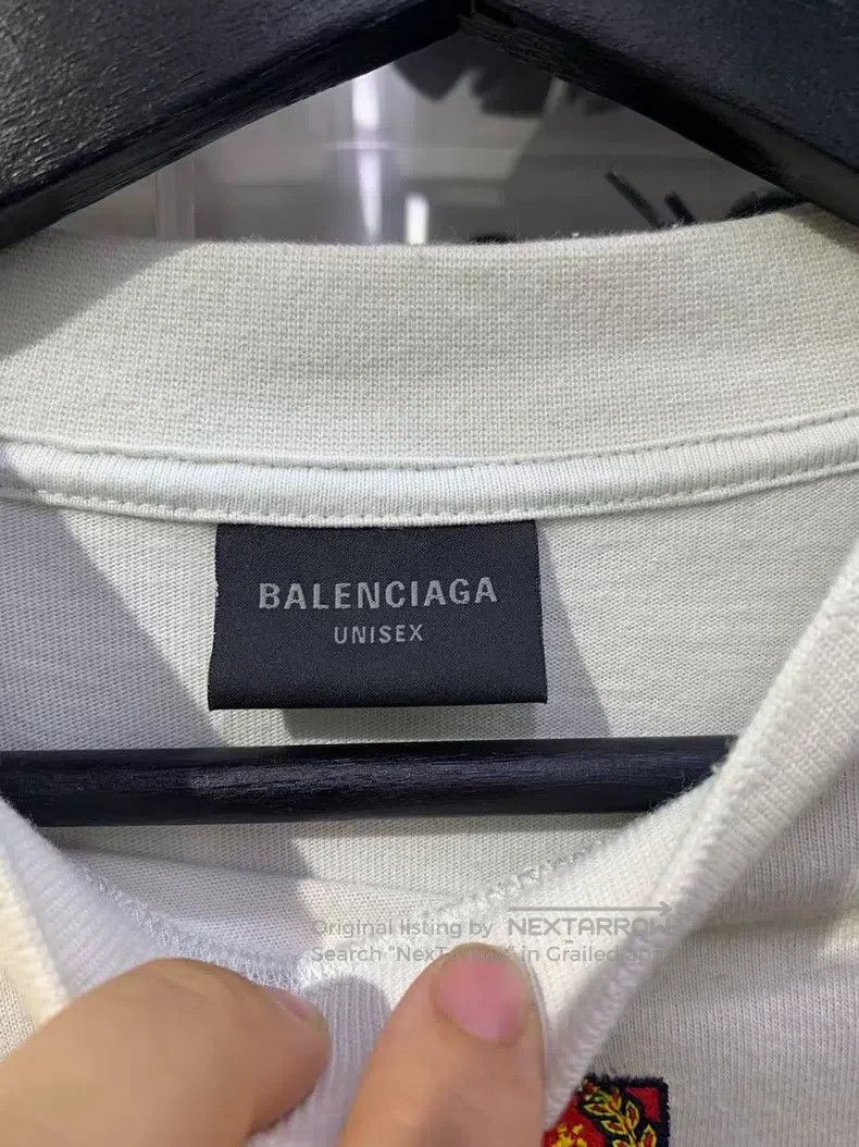 Balenciaga Balenciaga Manchester United Dirty Stain Aged Ripped Long Size US S / EU 44-46 / 1 - 5 Thumbnail