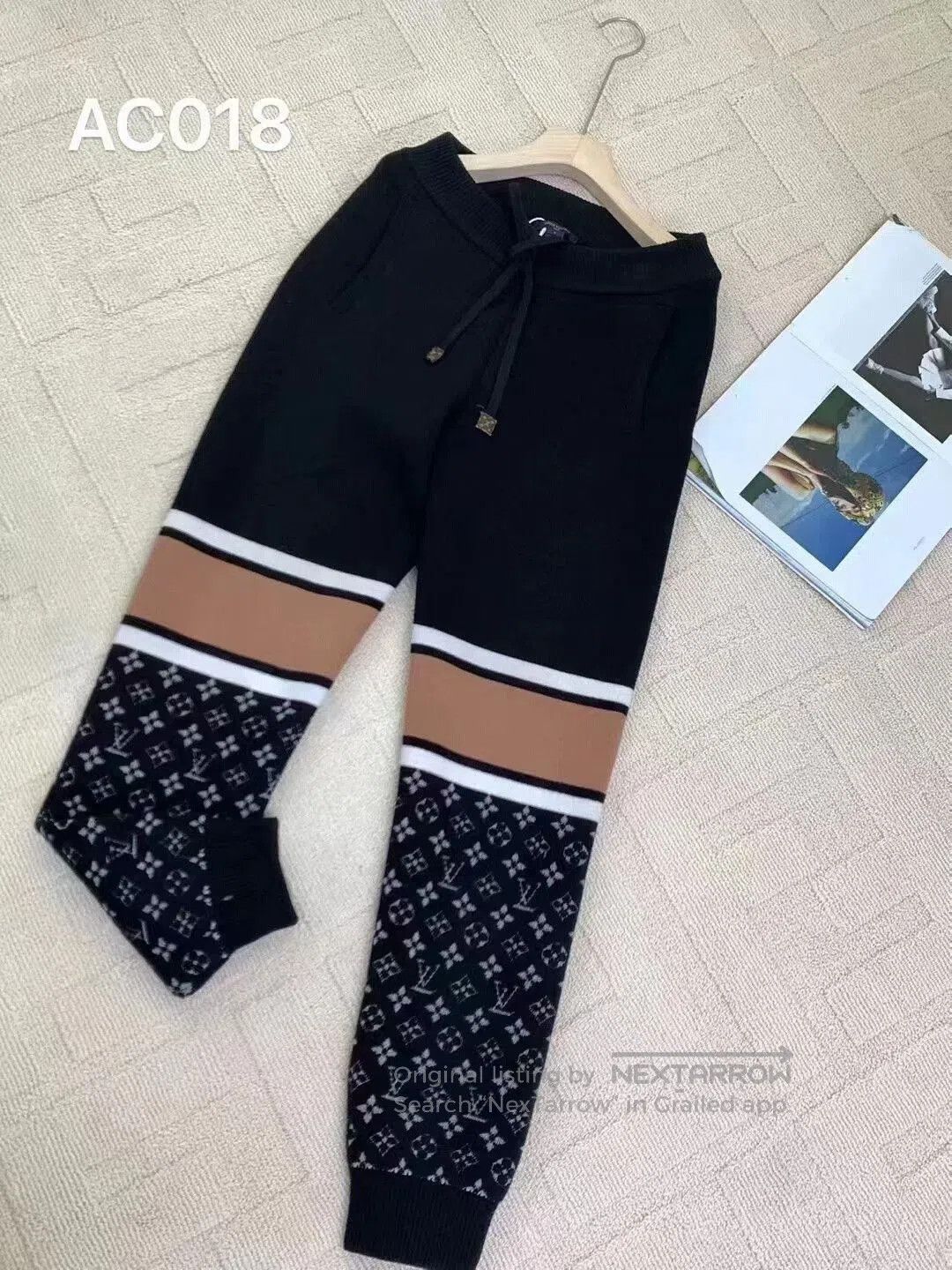 Louis Vuitton Louis Vuitton Striped Logo Wool Casual Pants. Size US 26 / EU 42 - 2 Thumbnail
