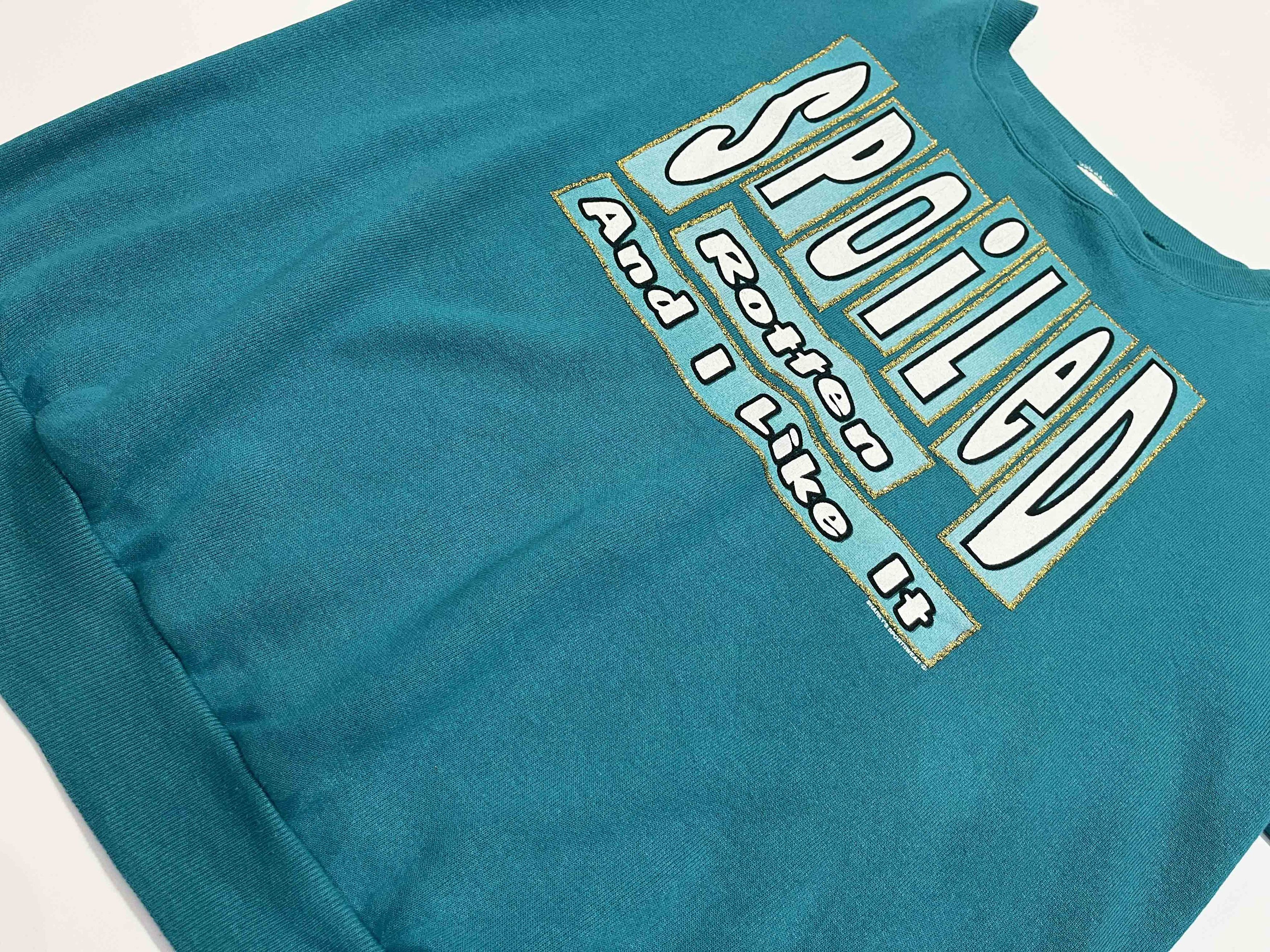 Tultex Vintage Tultex Spoiled Rotten, I Like It Crewneck Sweatshirt Size US XL / EU 56 / 4 - 5 Thumbnail