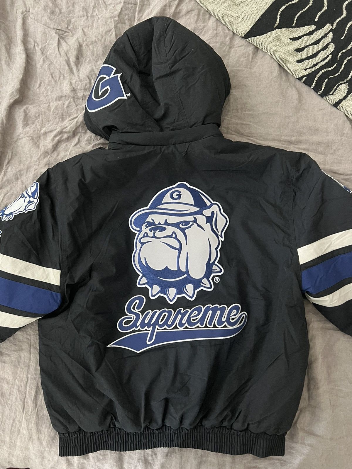 Supreme x NCAA Georgetown Hoyas jacket size Small