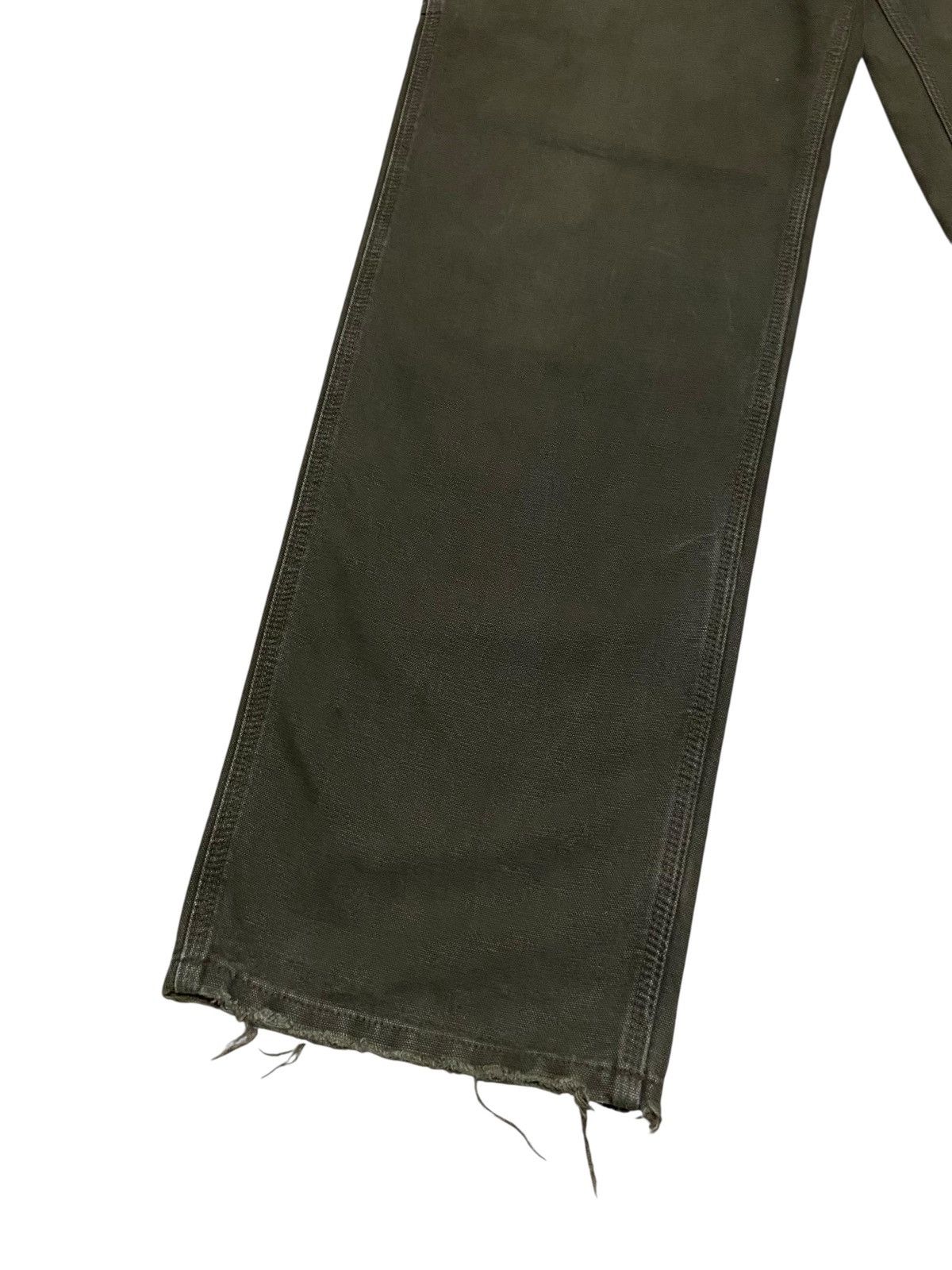 Carhartt Very Rare Vintage Carhartt Carpenter Olive Green Pants 1990s Size US 36 / EU 52 - 5 Thumbnail