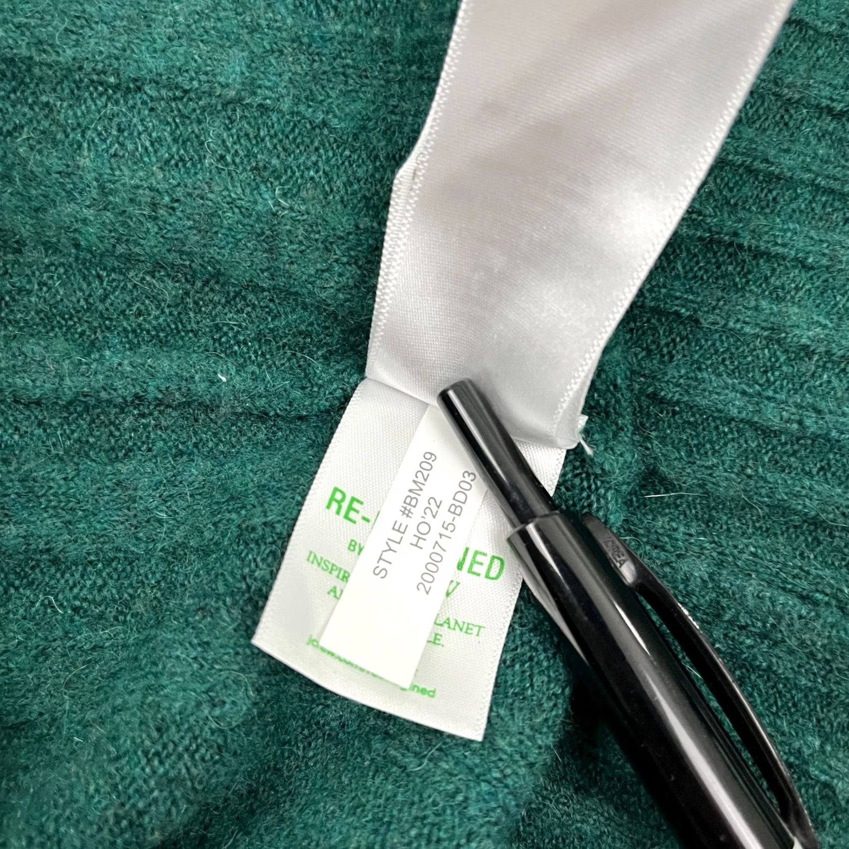 J.Crew VINTAGE: No (omit) J Crew Sweater Womens S Green SuperSoft Yarn Merino Wool Alpaca Ribbed Mockneck Size S / US 4 / IT 40 - 7 Thumbnail