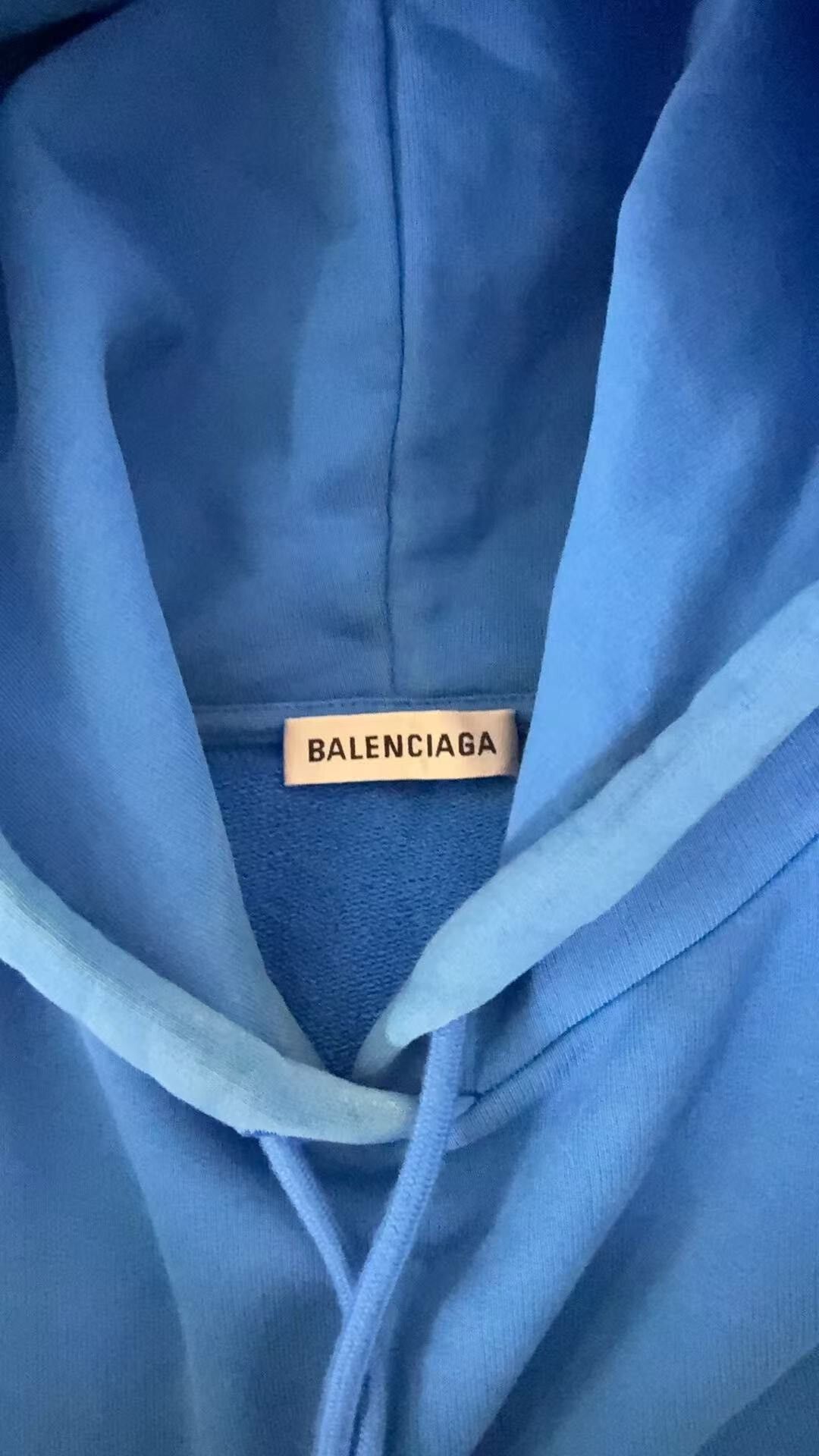 Balenciaga balenciaga blue hoodie with logo Size US S / EU 44-46 / 1 - 2 Thumbnail