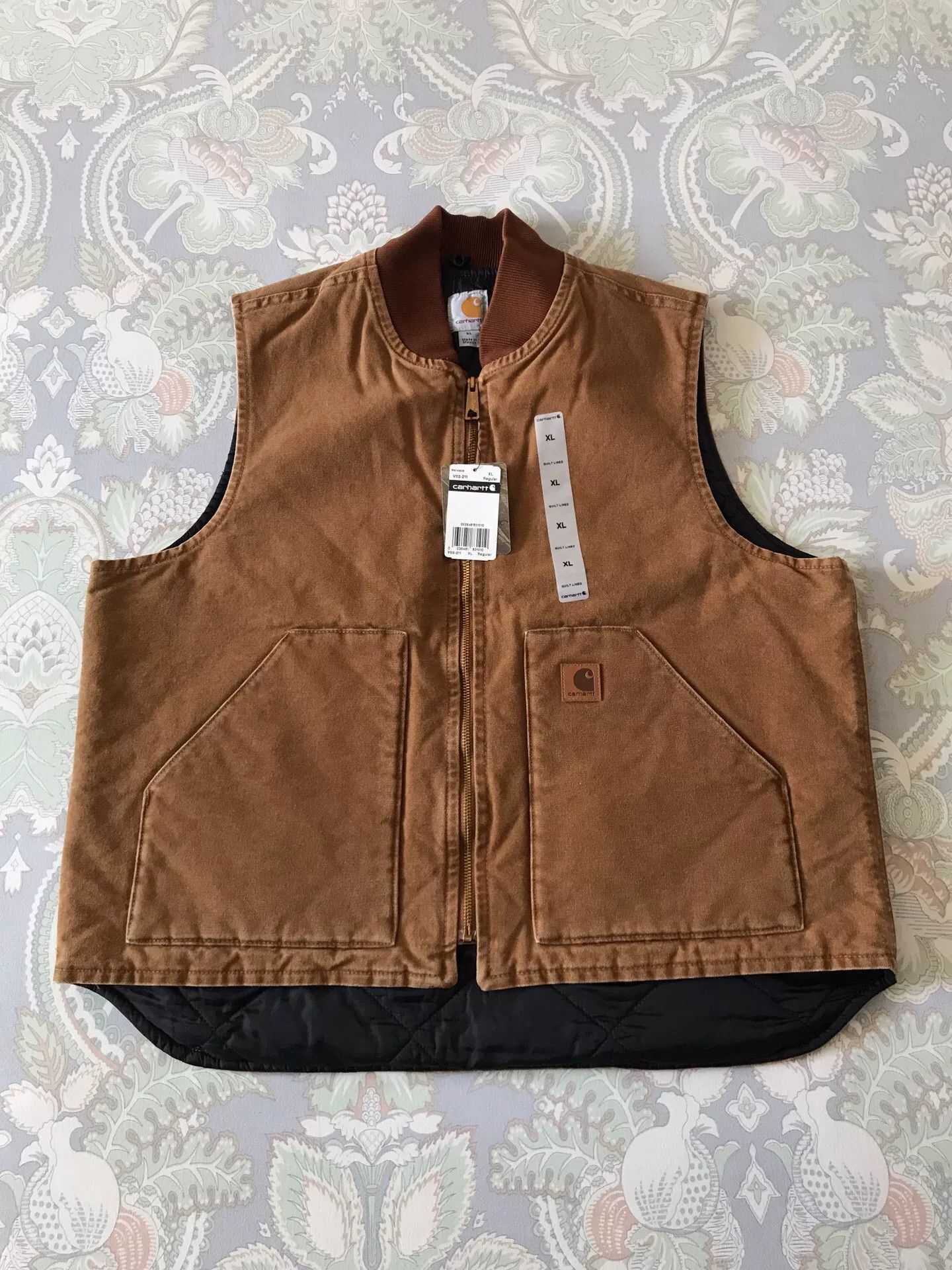 Carhartt Carhartt V02 Brown XL Canvas Vest Size US XL / EU 56 / 4 - 1 Thumbnail