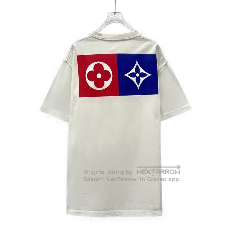 Louis Vuitton Louis Vuitton Off-white piano monogrammed cotton crewneck Size US XXL / EU 58 / 5 - 2 Thumbnail