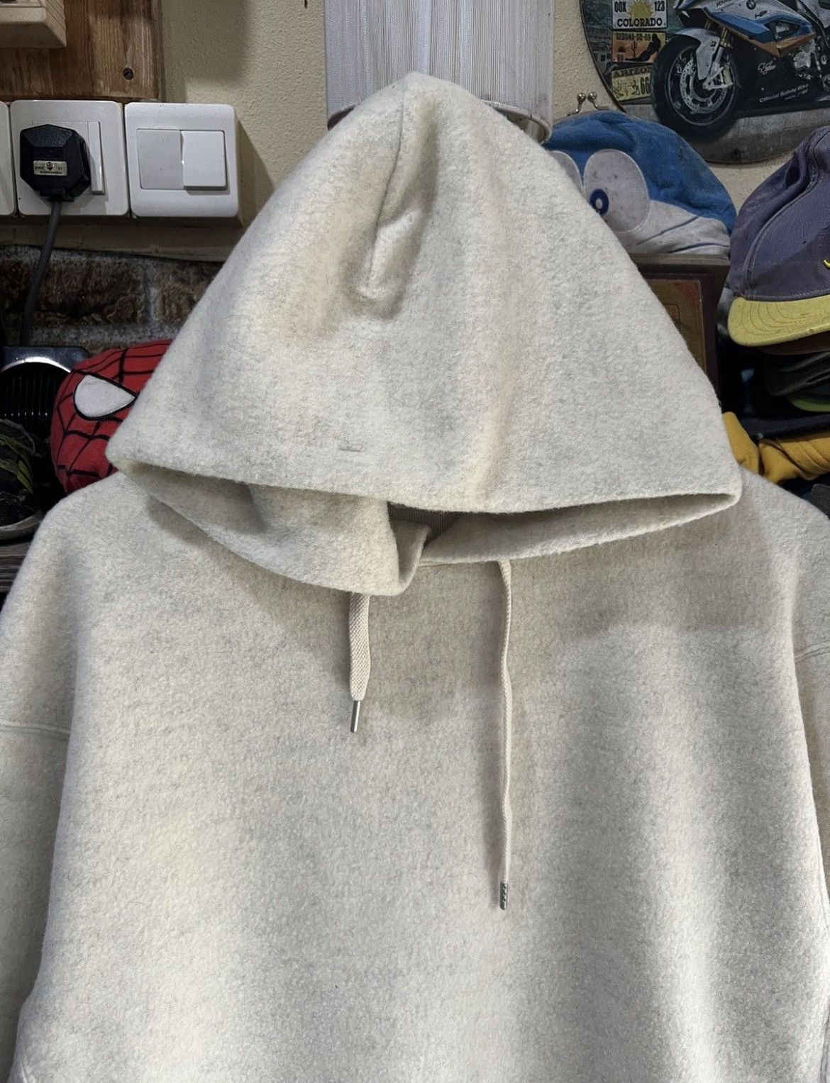 Lemaire × Uniqlo 🔥Uniqlo U Lemaire Mohair Pullover Hoodie Size US L / EU 52-54 / 3 - 4 Thumbnail