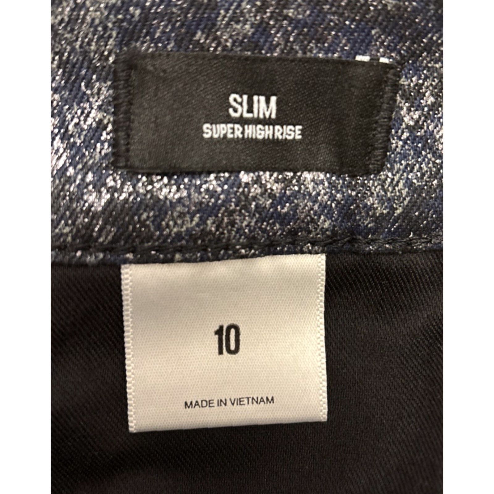 Express Express Jeans Slim Straight 10 Blue Denim 5-Pocket Stretch High Rise NWT Vintage No Womens Jeans US Size 10 Blue Size 32" / US 10 / IT 46 - 7 Thumbnail