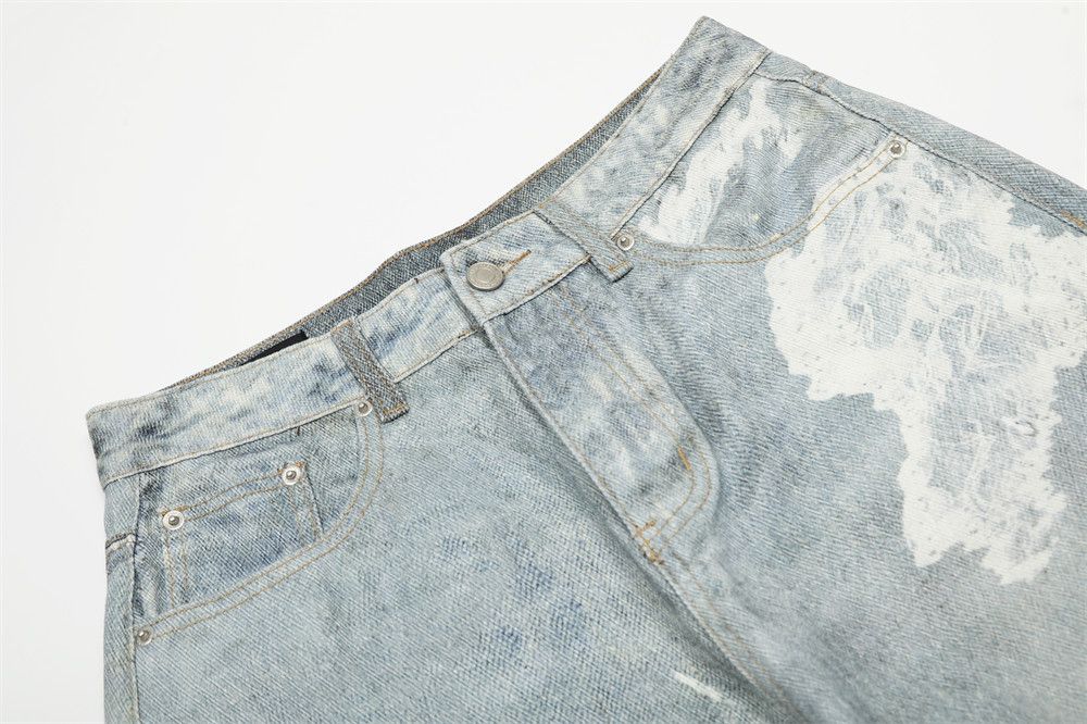 Vintage Men's high street distressed punk ripped dirty jeans Size US 32 / EU 48 - 3 Thumbnail
