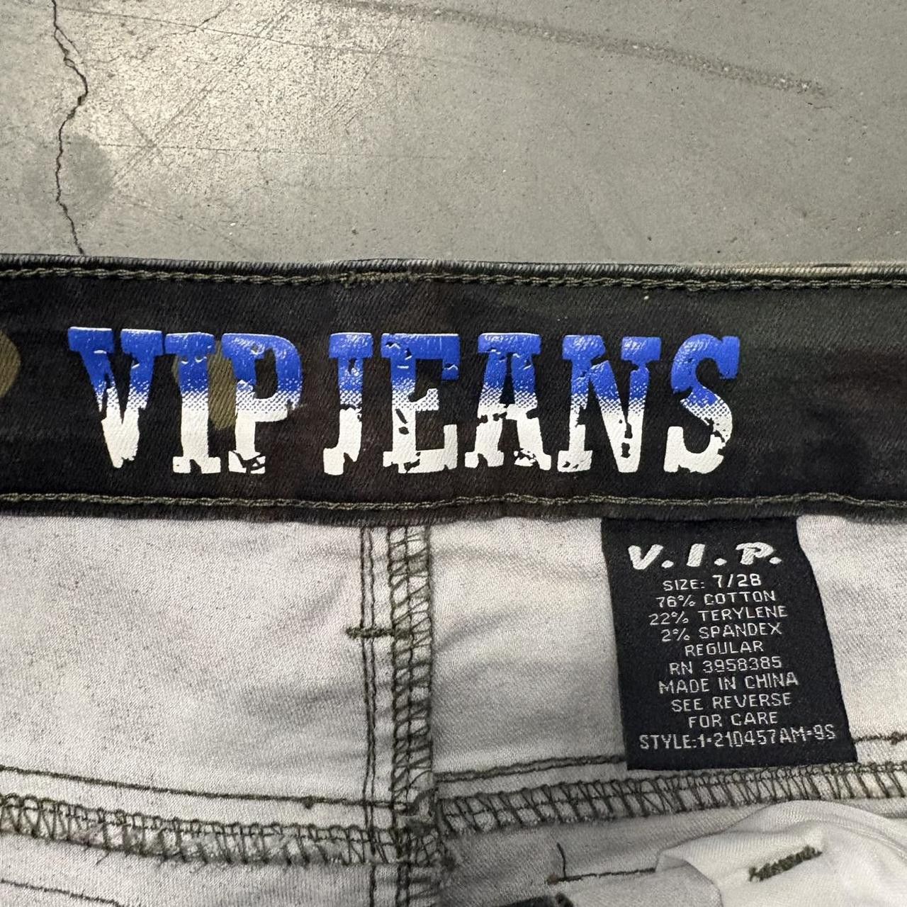 Other Vintage Y2K/2000s Baggy Camo Skater Style VIP JEANS Streetwear Style Camo Cargo Pants! Size US 28 / EU 44 - 6 Thumbnail