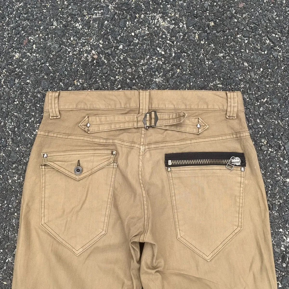 Japanese Brand × Vintage JAPANESE VINTAGE 32x33 CINCH BACK TROUSERS PANTS Size US 32 / EU 48 - 12 Thumbnail