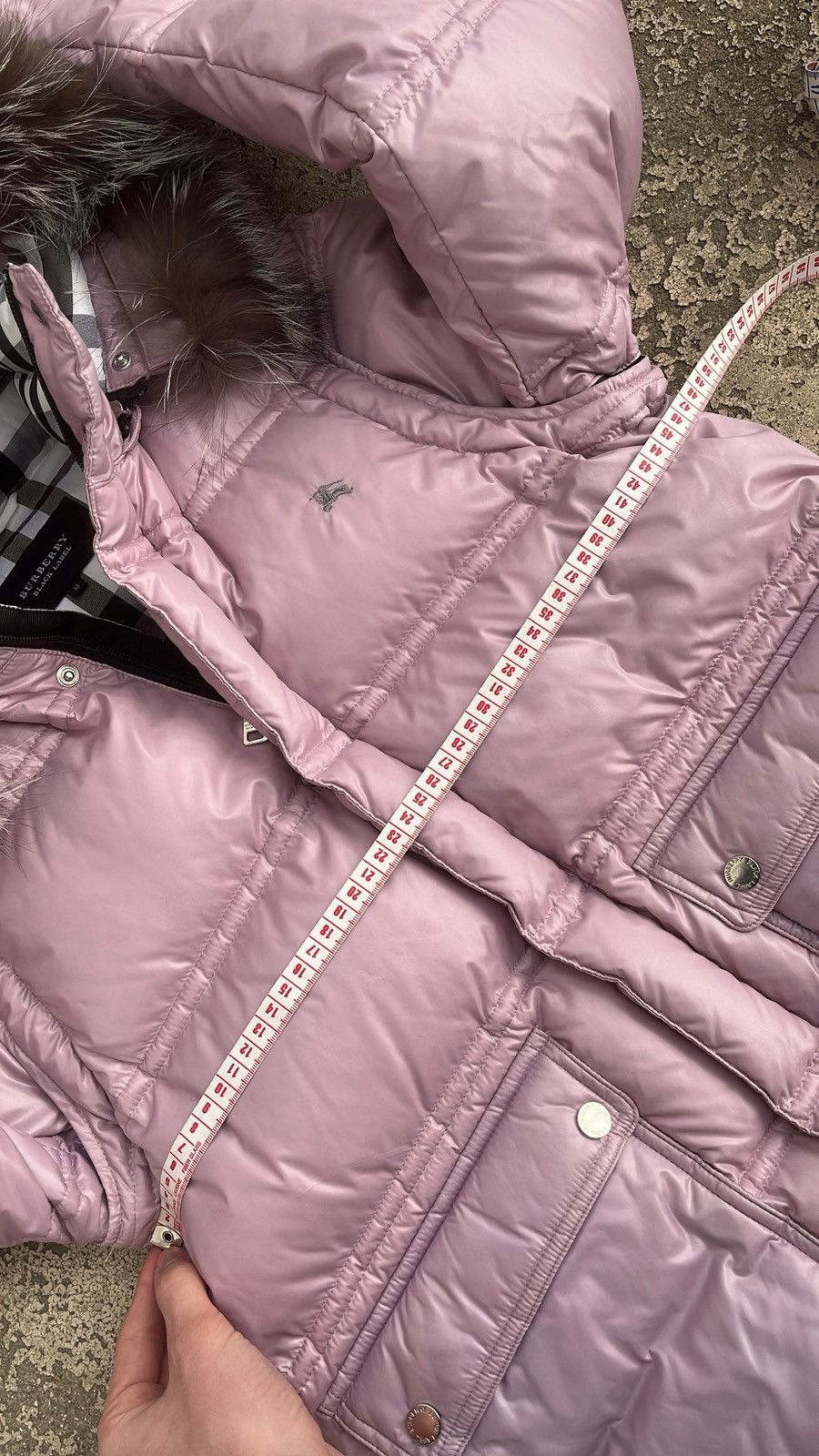 Burberry Burberry Black Label Real Fur Jacket Glossy Pink Size US M / EU 48-50 / 2 - 11 Thumbnail