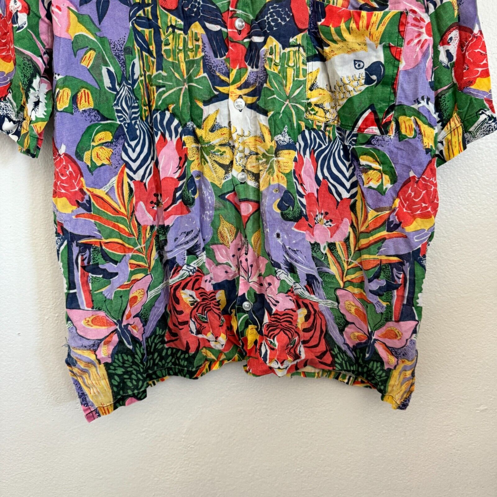 Vintage Vintage Bagshaws Of St Lucia Hawaiian Shirt Men's L Tropical Size US L / EU 52-54 / 3 - 8 Thumbnail