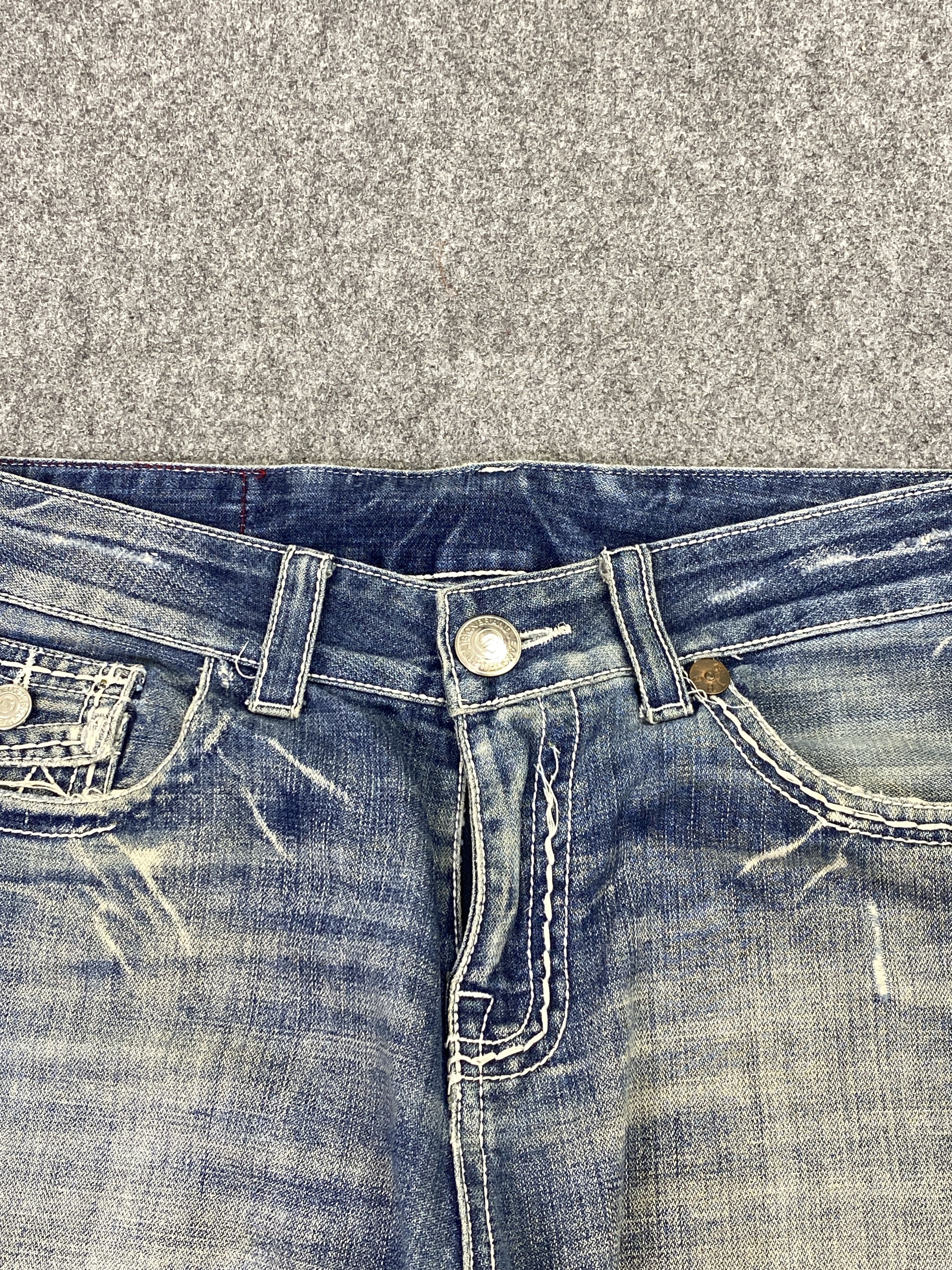 True Religion Vintage True Religion Blue Faded Jeans DP2878 Size US 34 / EU 50 - 9 Thumbnail