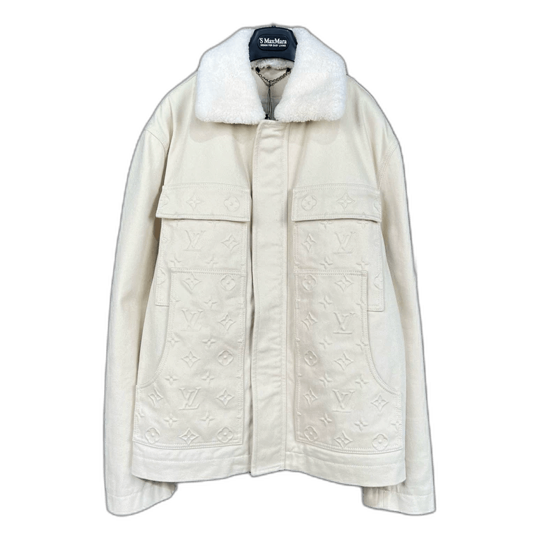 Louis Vuitton Louis Vuitton Embossed Logo Zip Jacket-2506 Size US L / EU 52-54 / 3 - 1 Thumbnail
