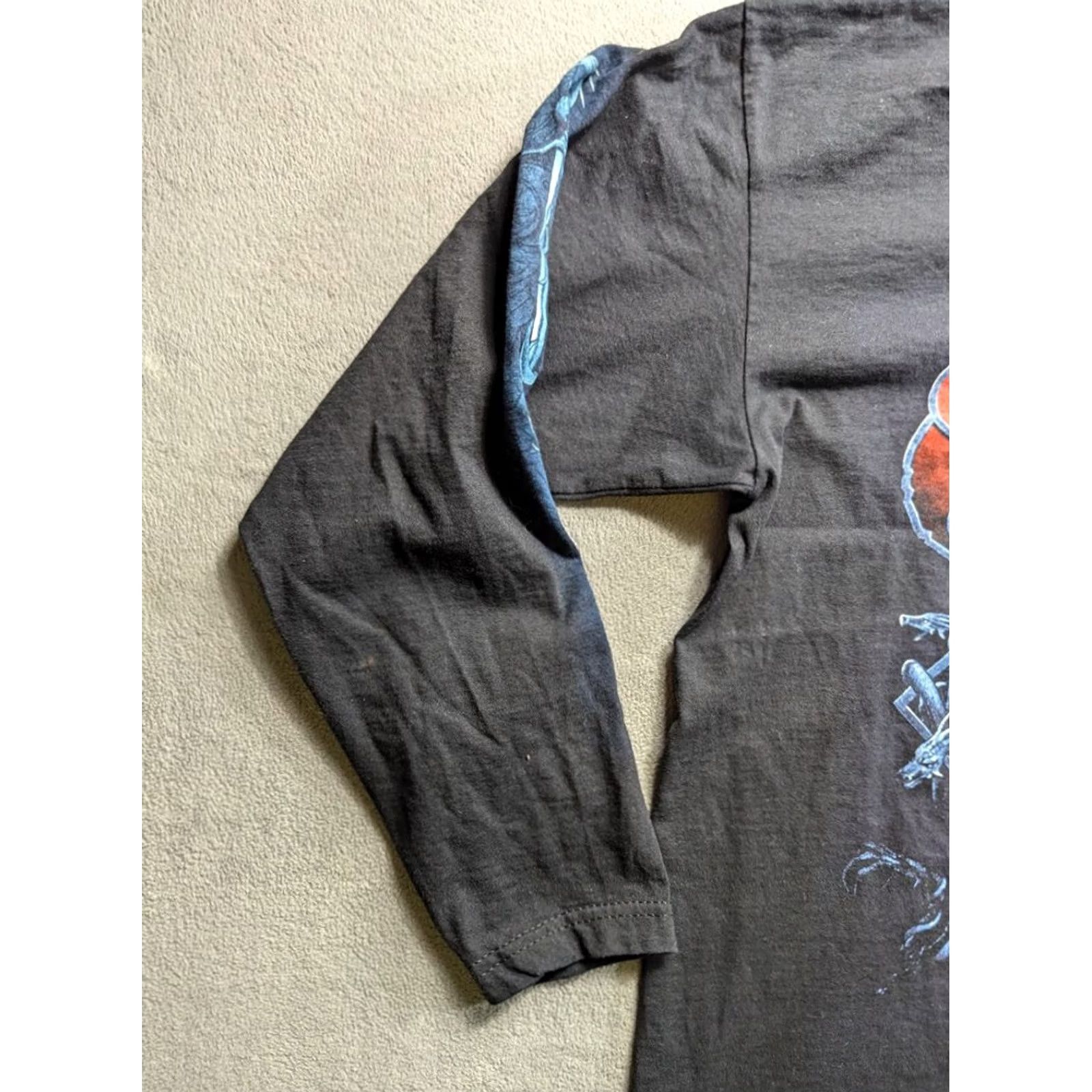 Fruit Of The Loom Saxon World tour 2009 Fruit of the Loom Long Sleeve Shirt Black Mens Size L Size US L / EU 52-54 / 3 - 4 Thumbnail