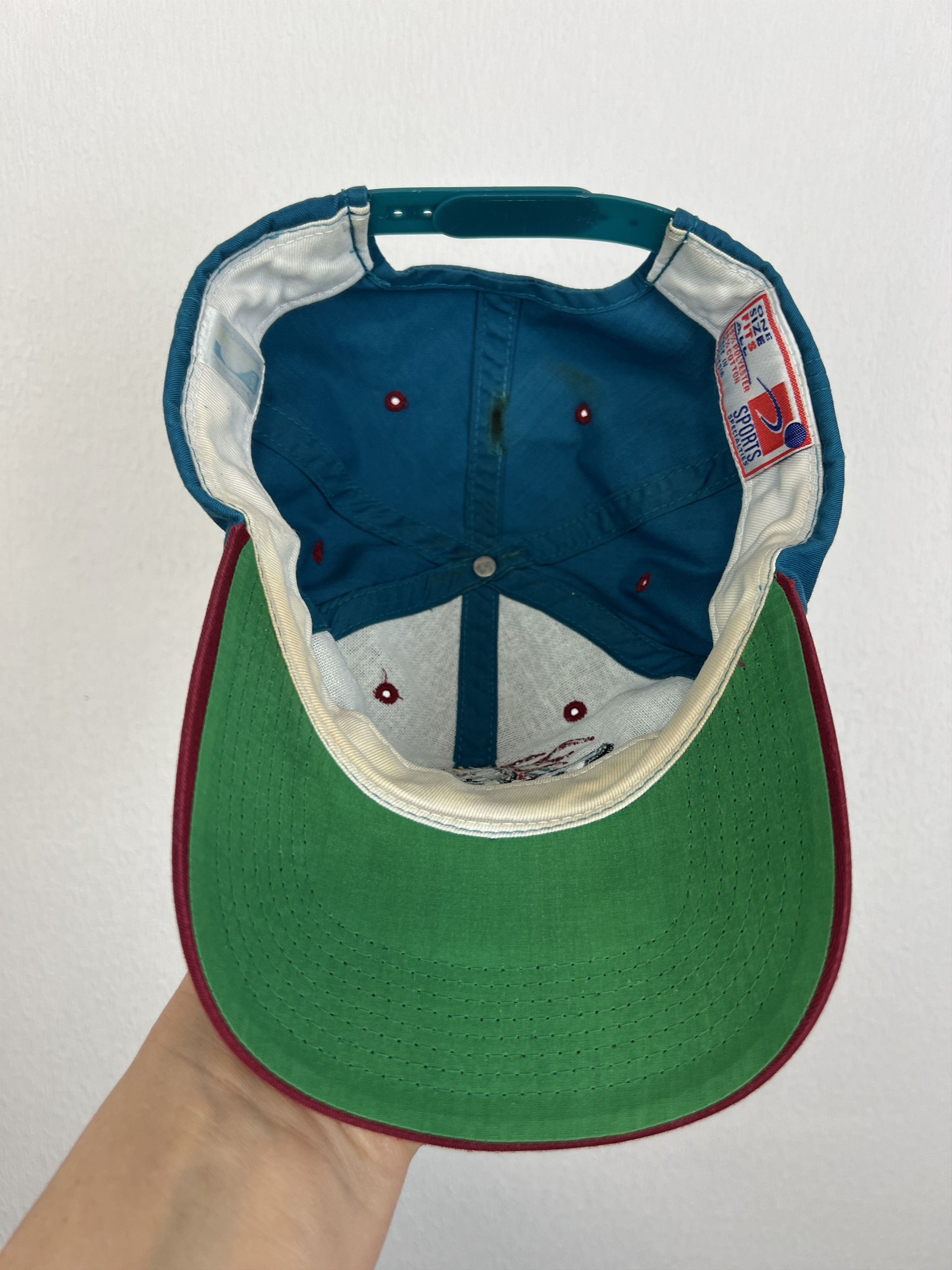 Vintage Detroit Pistons Snapback Hat Cap Sport Specialties NBA Size ONE SIZE - 8 Thumbnail