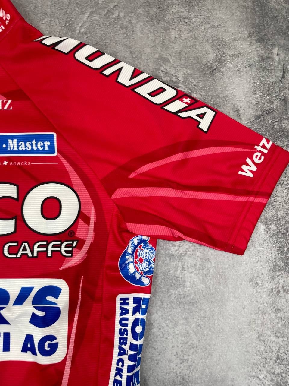 Other Santini Men Cycling Jersey Full Zip Team Saeco Romer’s Red Size US M / EU 48-50 / 2 - 3 Thumbnail