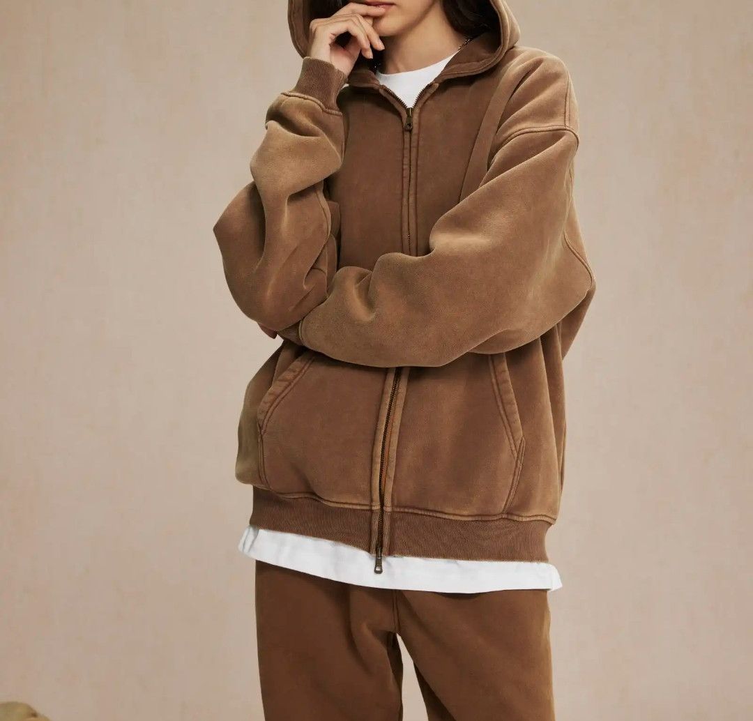 Japanese Brand × Vintage Sandy Batik Fleece Zippered Hoodie Size US S / EU 44-46 / 1 - 2 Thumbnail