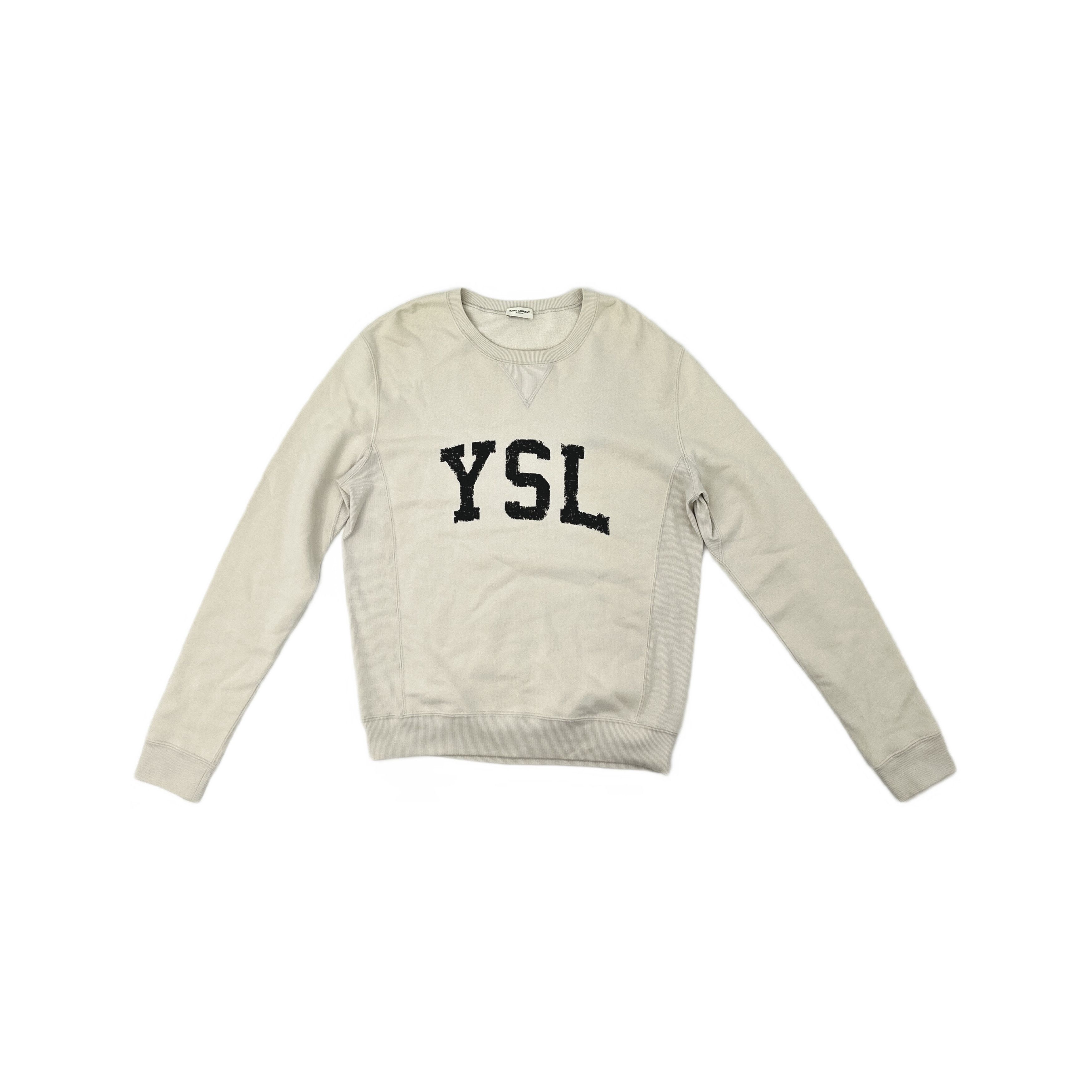 Saint Laurent Paris Saint Laurent YSL Logo Sweatshirt Size M Size US M / EU 48-50 / 2 - 1 Thumbnail