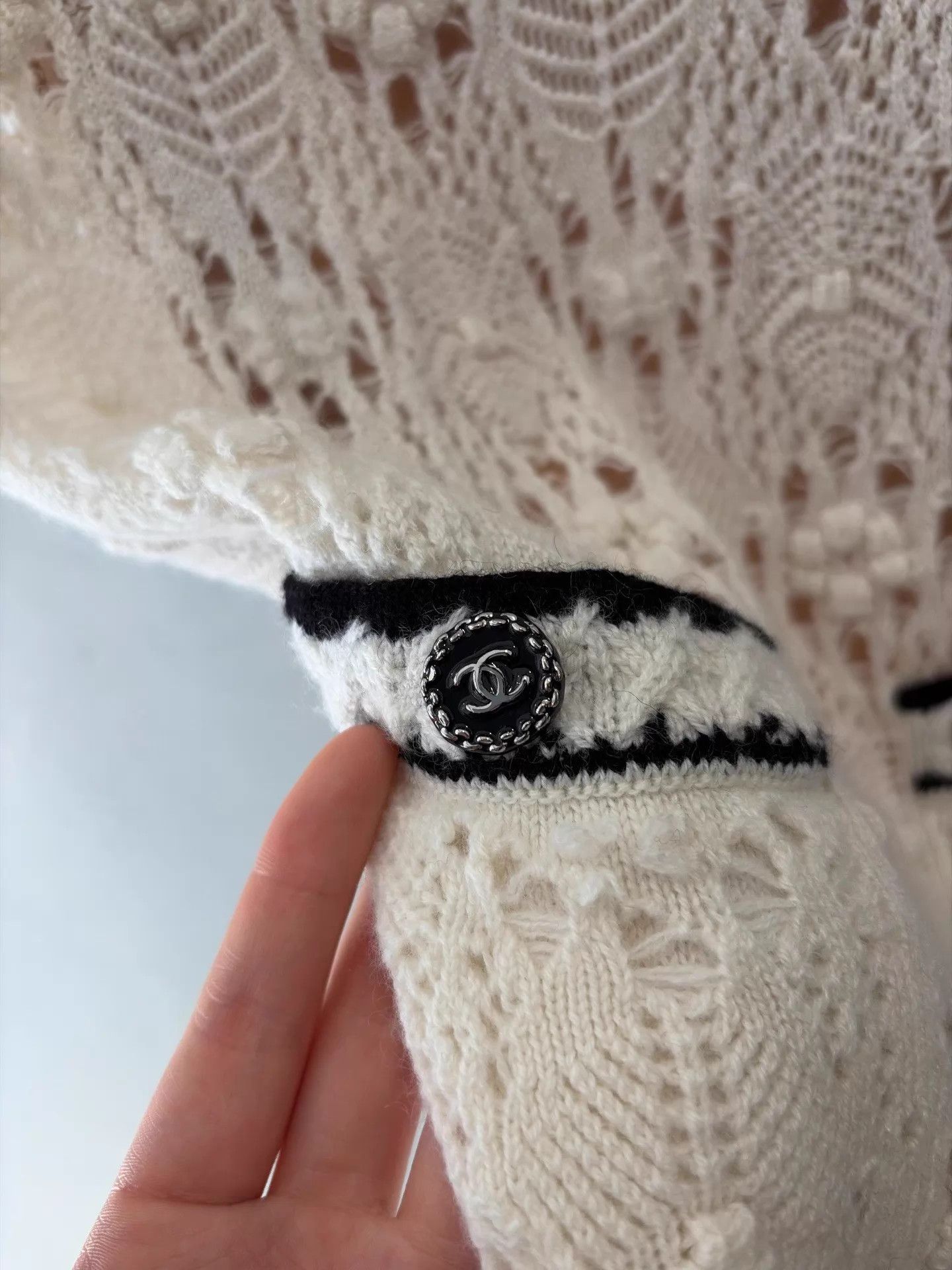 Chanel Chanel 22 Cruise Off-Shoulder Knit Dress 34 Mint Size XS / US 0-2 / IT 36-38 - 2 Thumbnail