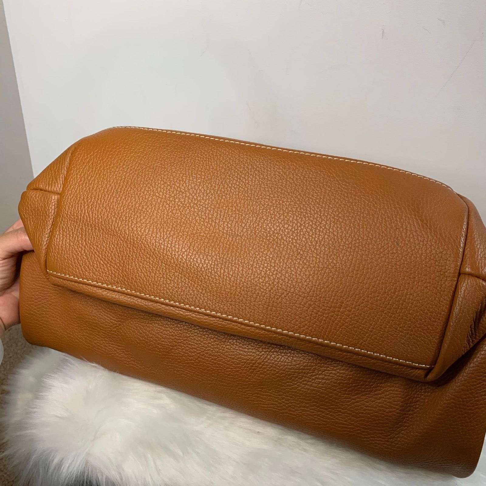 Dooney & Bourke Dooney & Bourke Brown Genuine Leather Handbags Size ONE SIZE - 10 Thumbnail