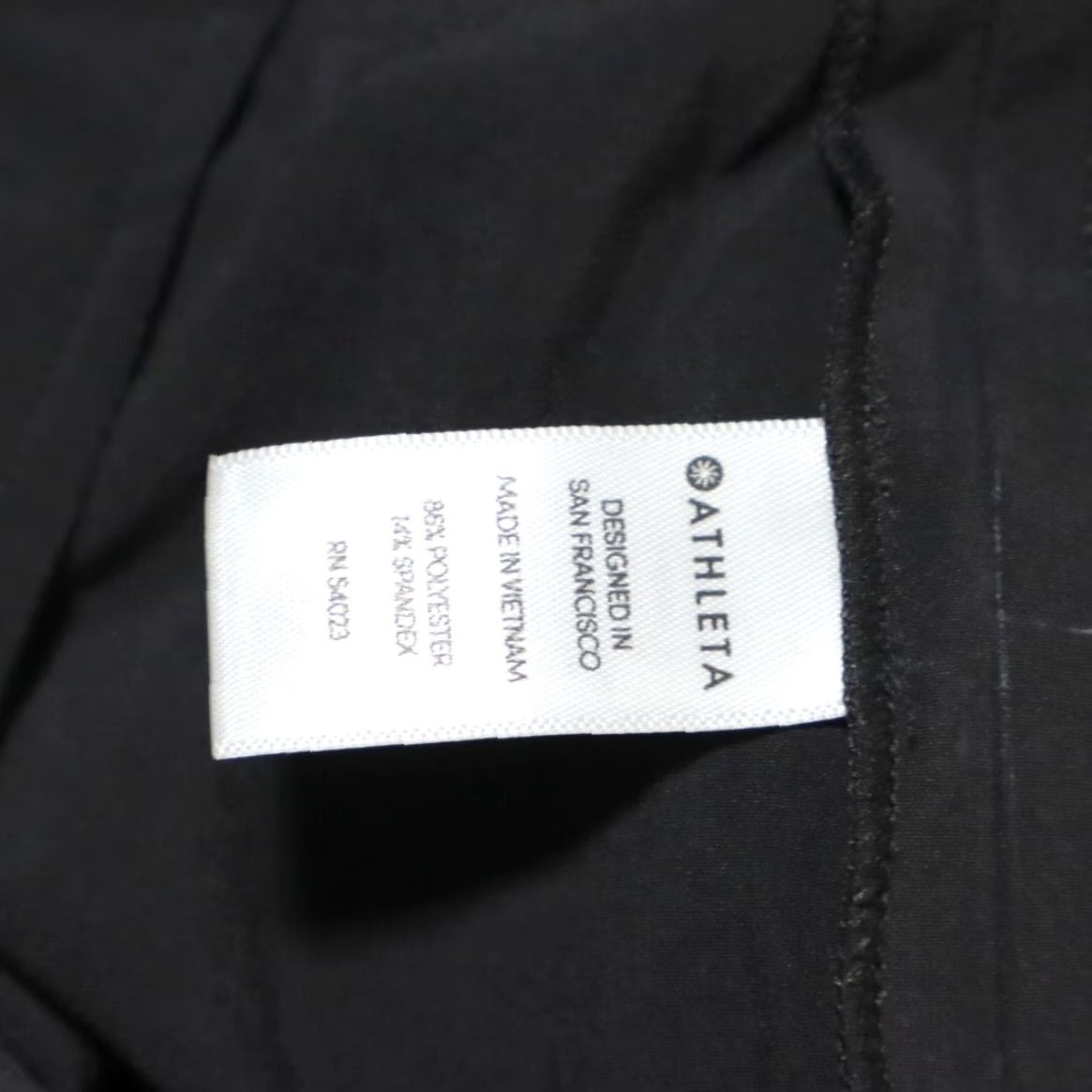 Athleta Athleta Skort Black Women's 8 High Stretch Polyester Microfiber Planner Regular Fit Inseam 16in-8in Casual 8 Size 30" / US 8 / IT 44 - 7 Thumbnail