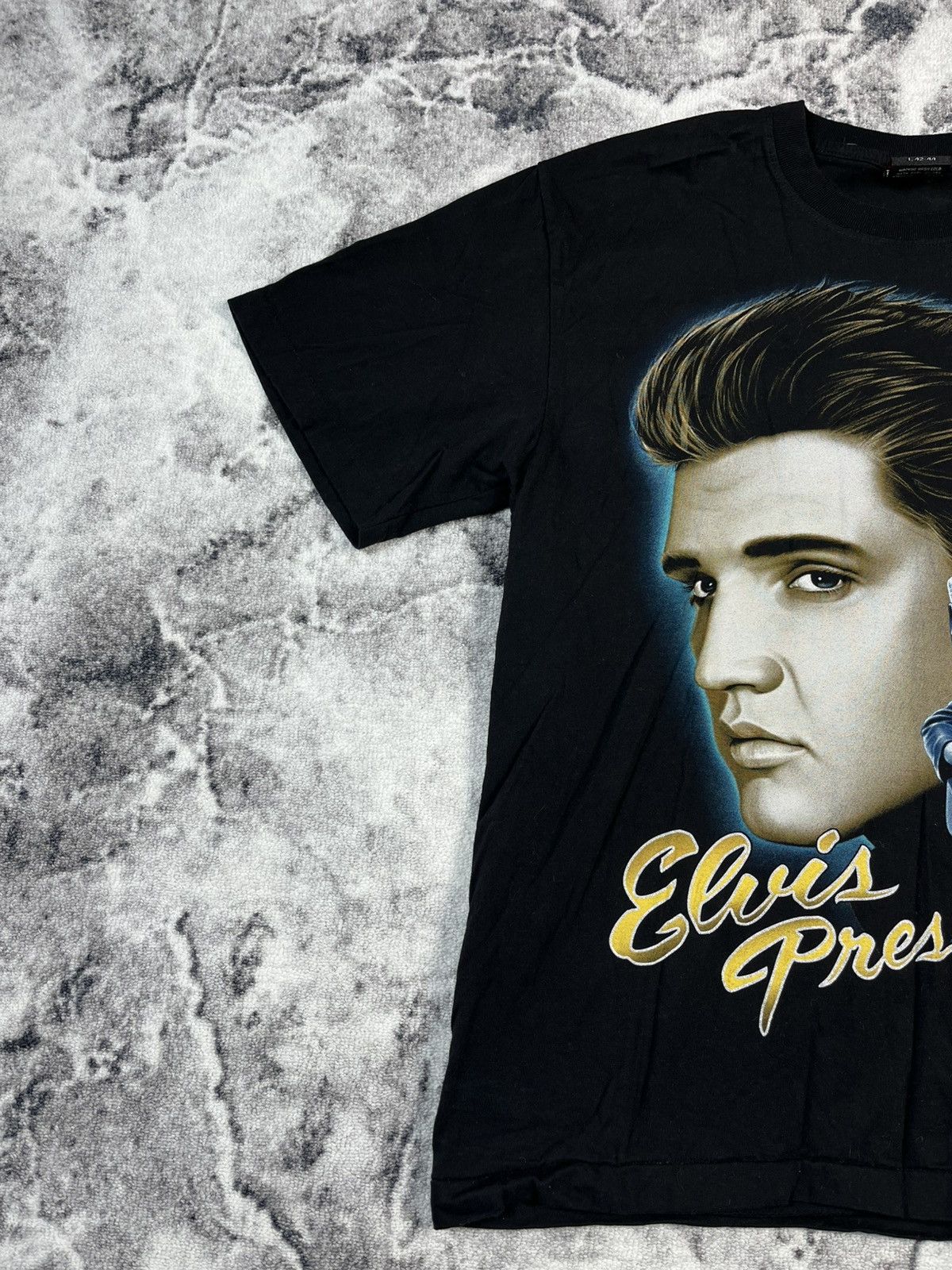 Band Tees Vintage Elvis Presley Rock Tees Graphic T-Shirt USA L Size US L / EU 52-54 / 3 - 2 Thumbnail