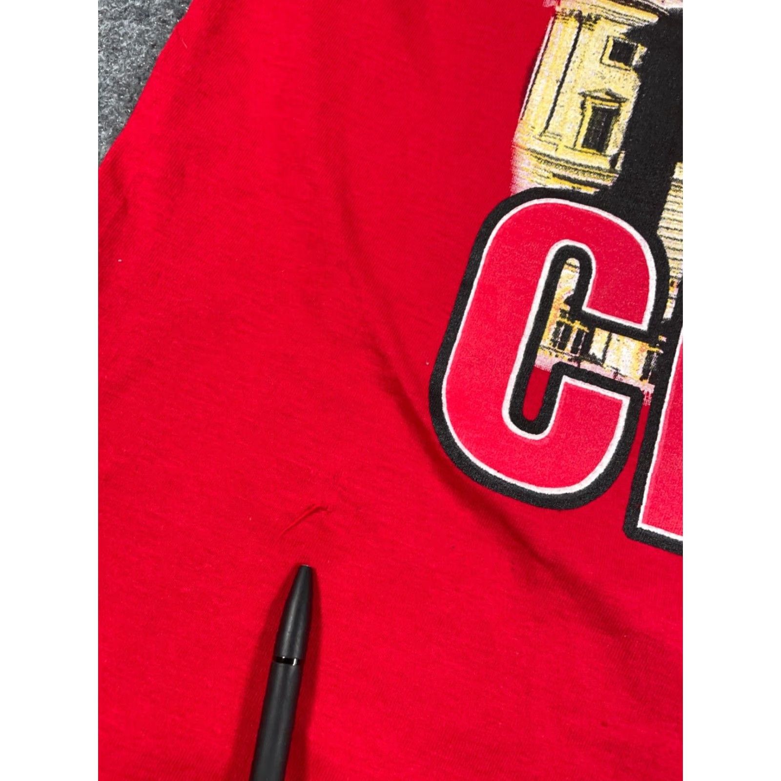 Changes VINTAGE Barack Obama Change T-Shirt Red 2XL NOVA Logo Graphic Print Crew Neck Long Sleeve Men Shirt Hip Hop Retro USA Style Size US XXL / EU 58 / 5 - 8 Thumbnail
