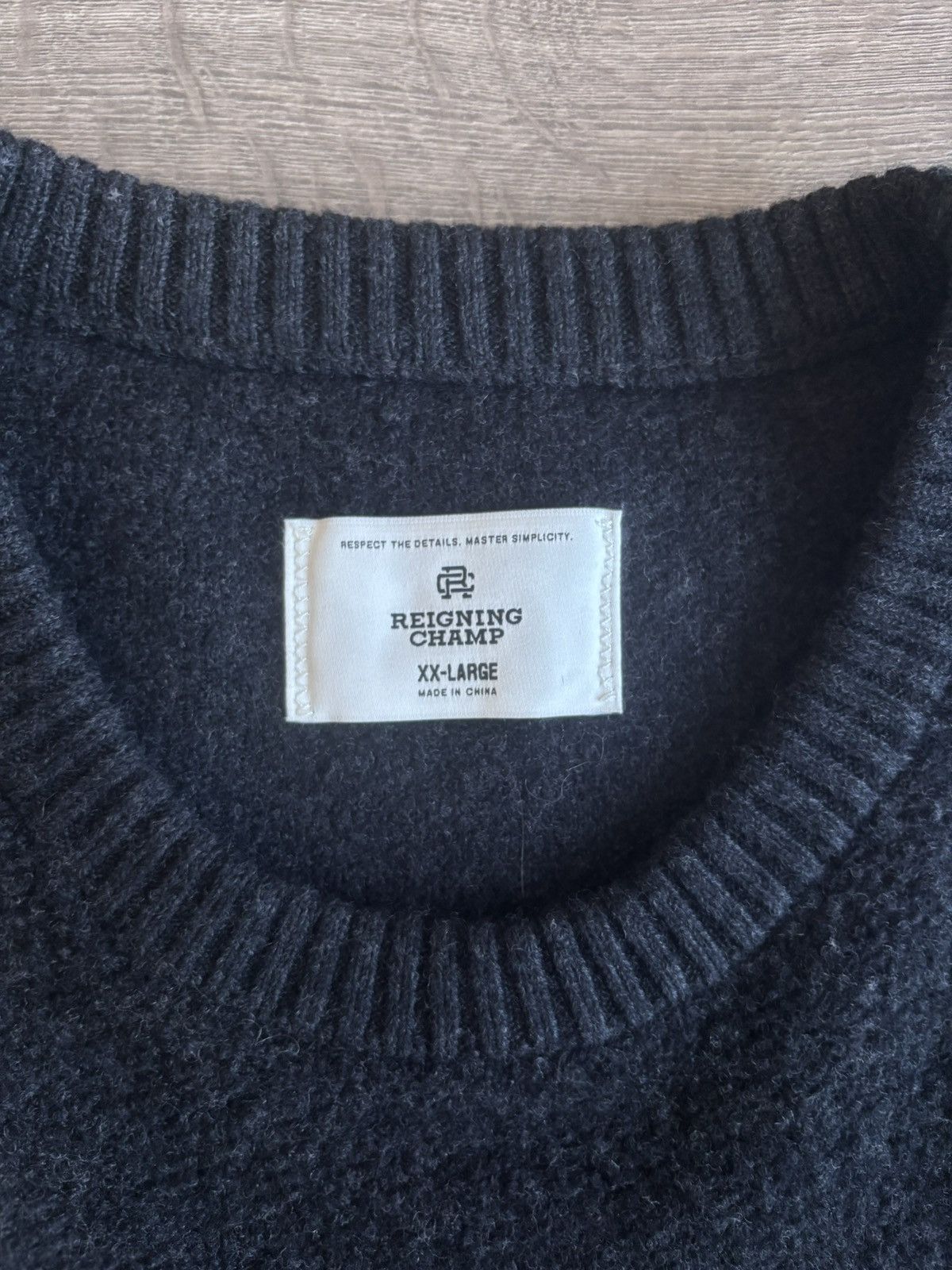 Reigning Champ Reigning Champ Textured Boucle Crewneck Size US XXL / EU 58 / 5 - 2 Thumbnail