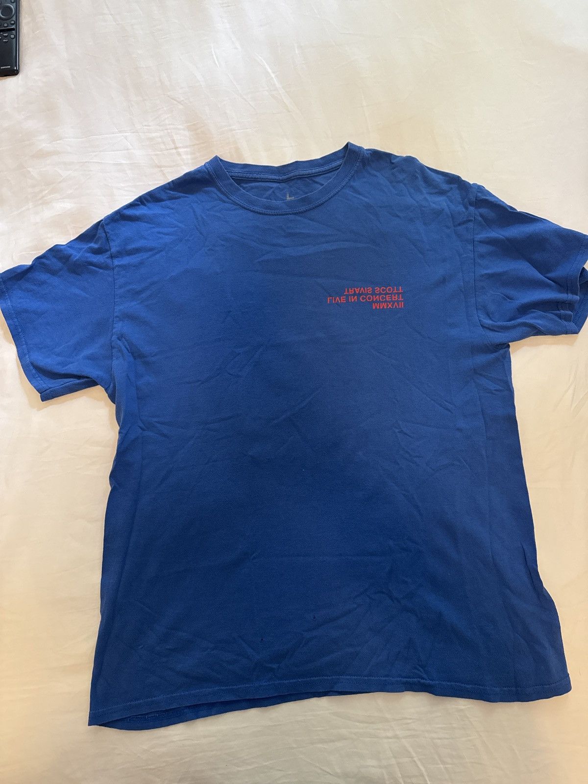 Travis Scott × Vintage Vintage Travis Scott Birds Eye View Tour Tee Size US L / EU 52-54 / 3 - 7 Thumbnail