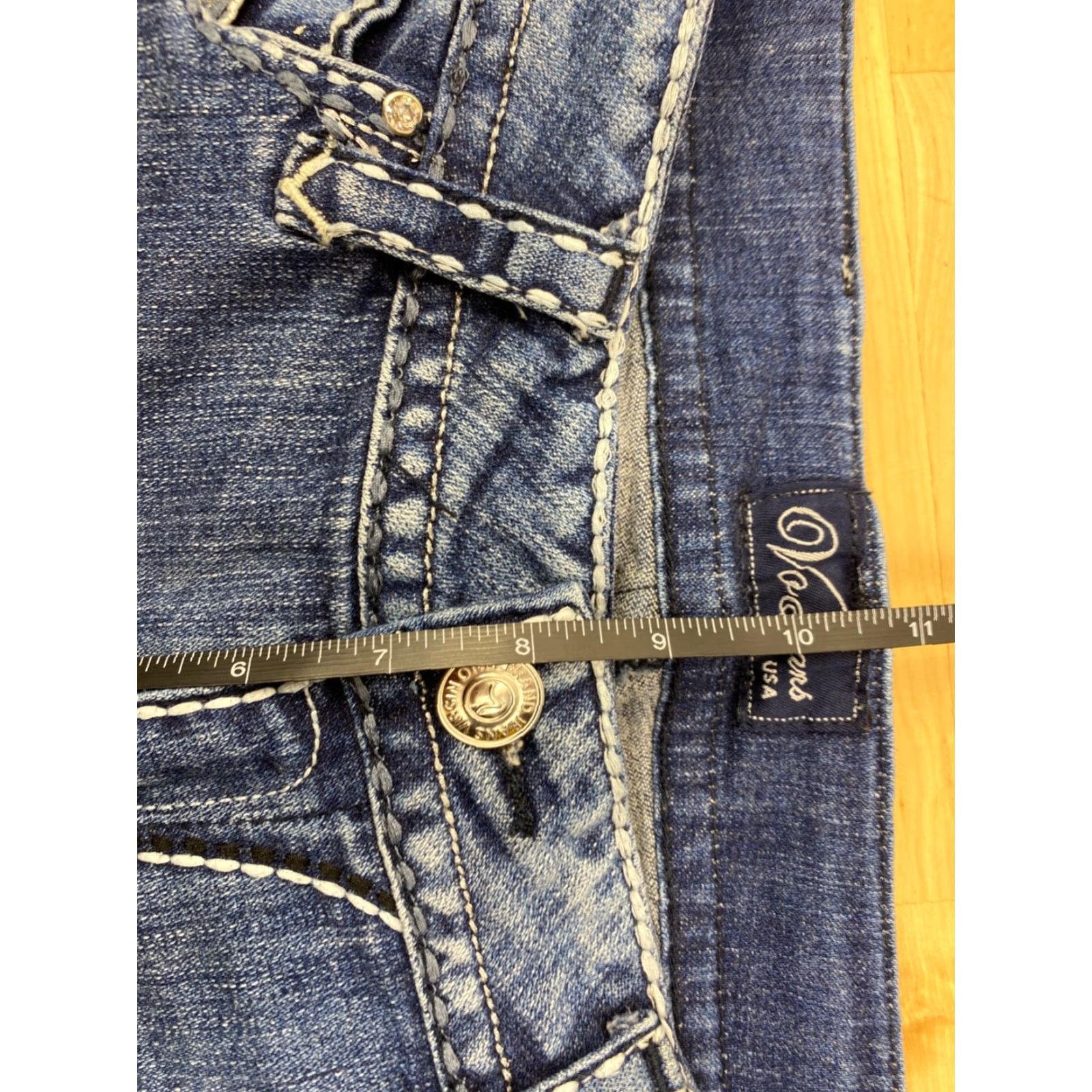 Vintage Virgin Only VO Womens Jeans Denim Blue Size 11 Bootcut Regular Virgin Only VO Jeans Womens Size 11 Blue Denim Bootcut Regular Women Size 32" / US 10 / IT 46 - 6 Thumbnail