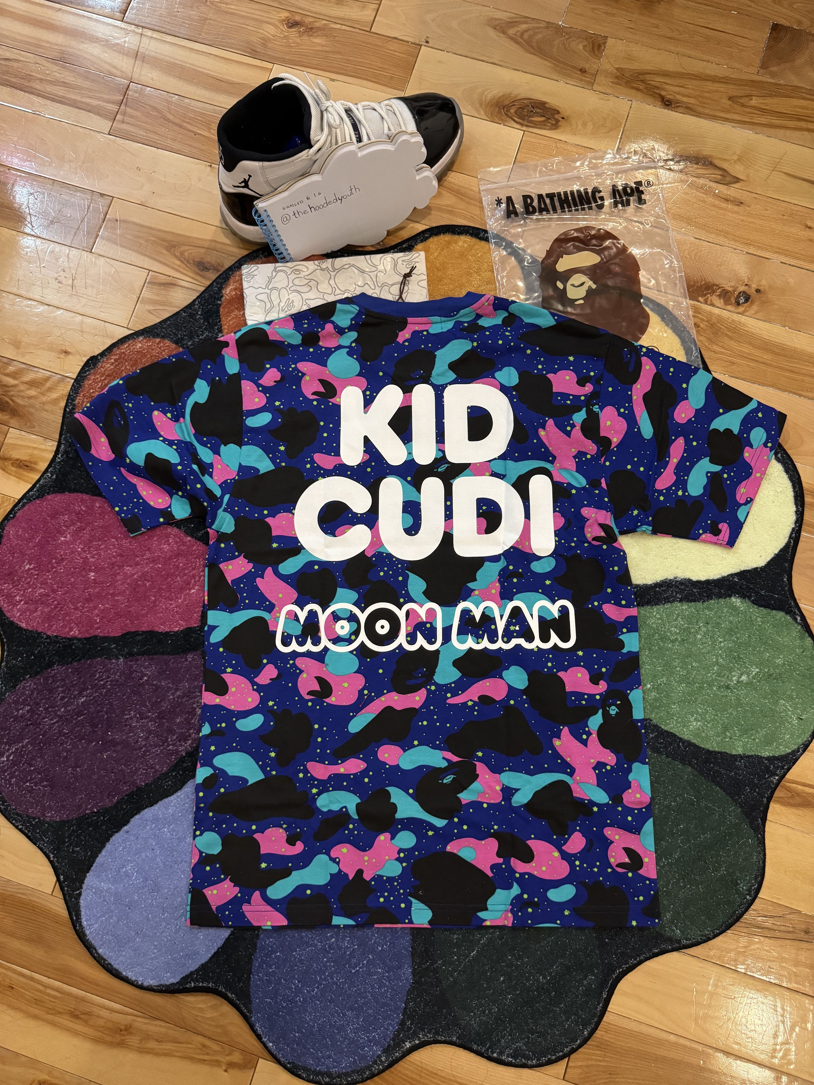 Bape BAPE x Kid Cudi Camo Tee Multi Size US L / EU 52-54 / 3 - 2 Thumbnail