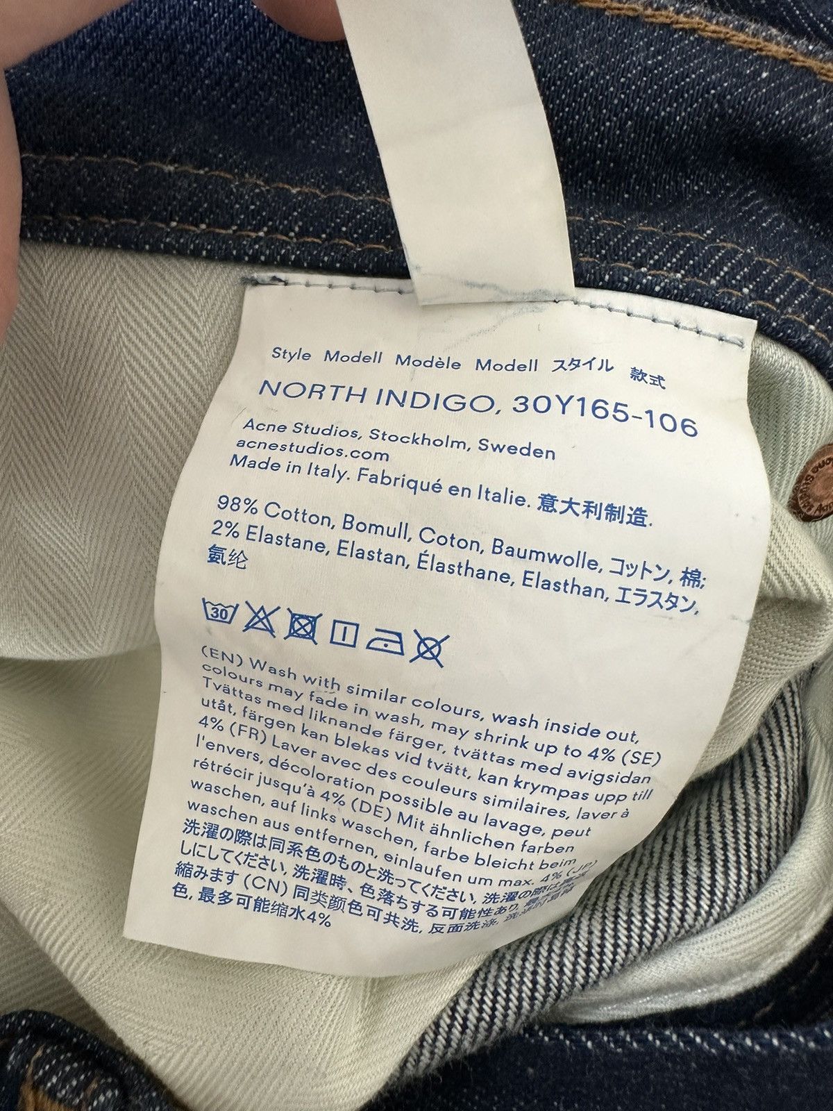 Acne Studios Acne Bla Konst North Indigo Jeans Size US 30 / EU 46 - 5 Thumbnail