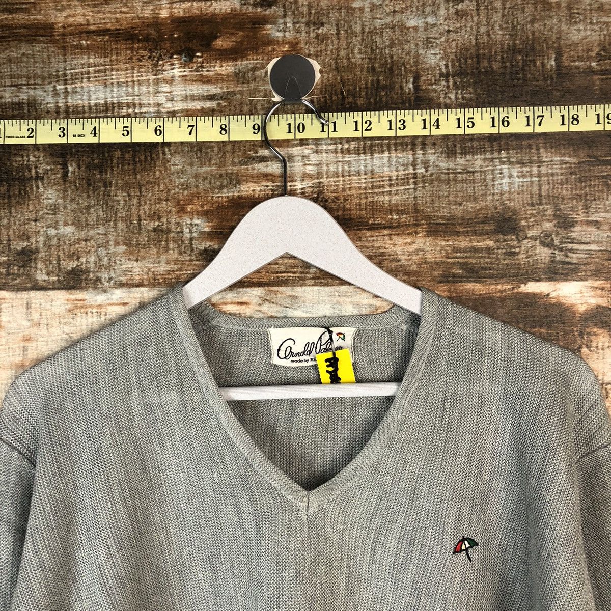 Homespun Knitwear × Japanese Brand Arnold Palmer vintage Grey Knitwear #A2044 Size S / US 4 / IT 40 - 4 Thumbnail