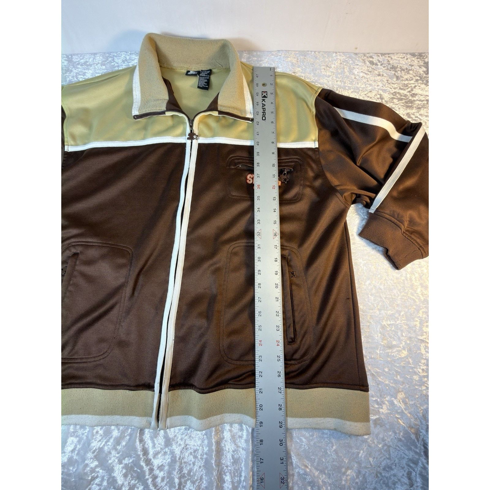 Starter Vintage Starter Tracksuit Y2K Brown Full Zip Jacket Pants XL Size US XL / EU 56 / 4 - 13 Thumbnail
