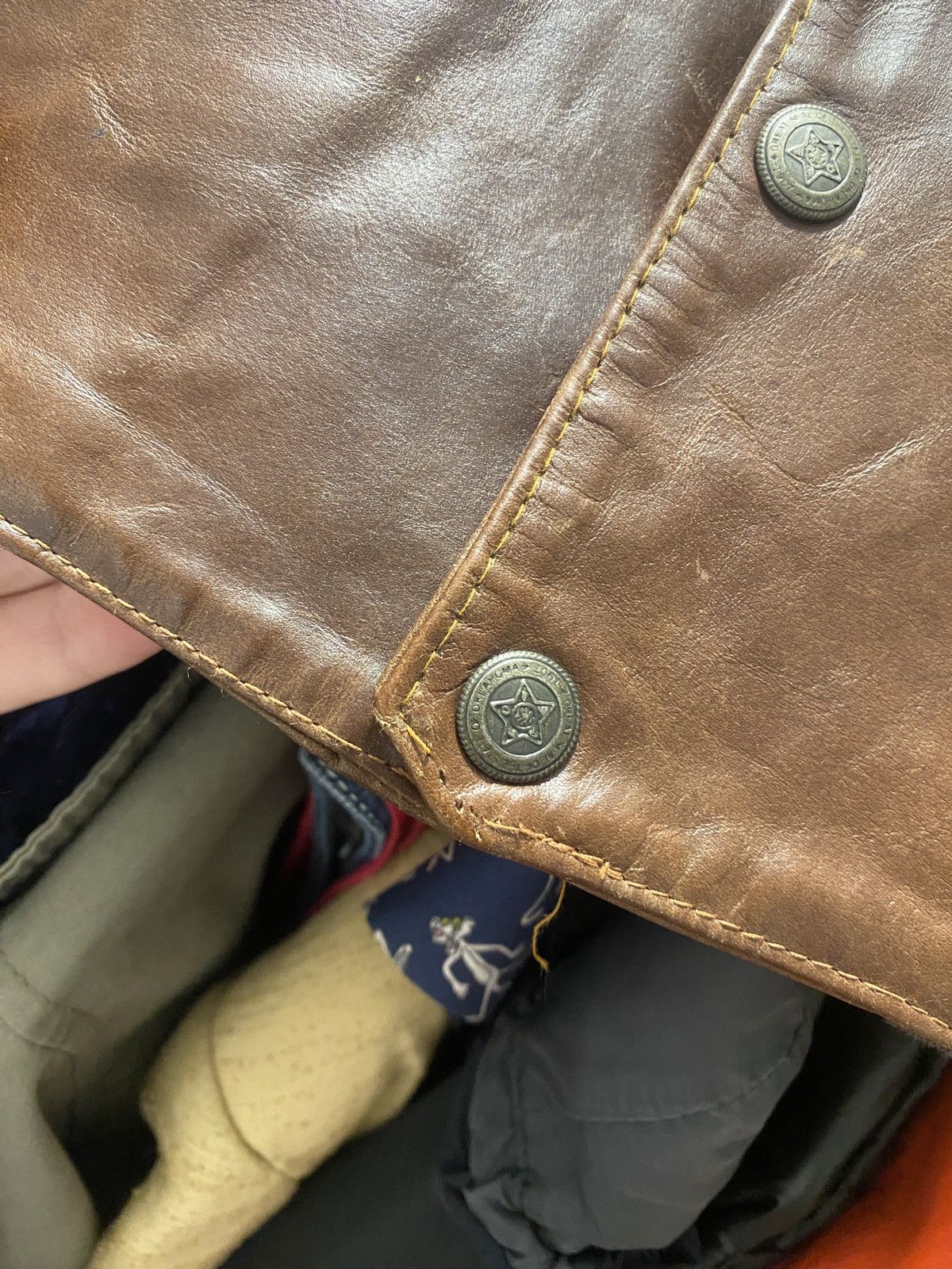 Cowboy Equipment × Vintage Vintage leather cowboys Vest Size US L / EU 52-54 / 3 - 13 Thumbnail