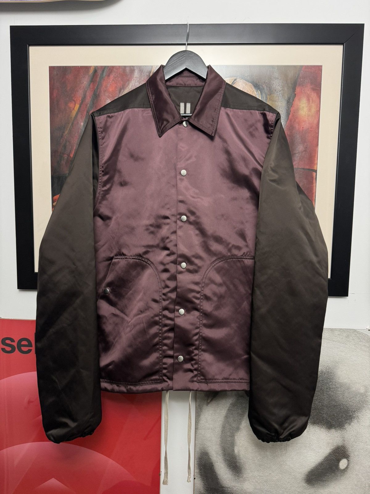 Rick Owens SS20 'TECUATL' Bauhaus Bomber Jacket Pop Smoke