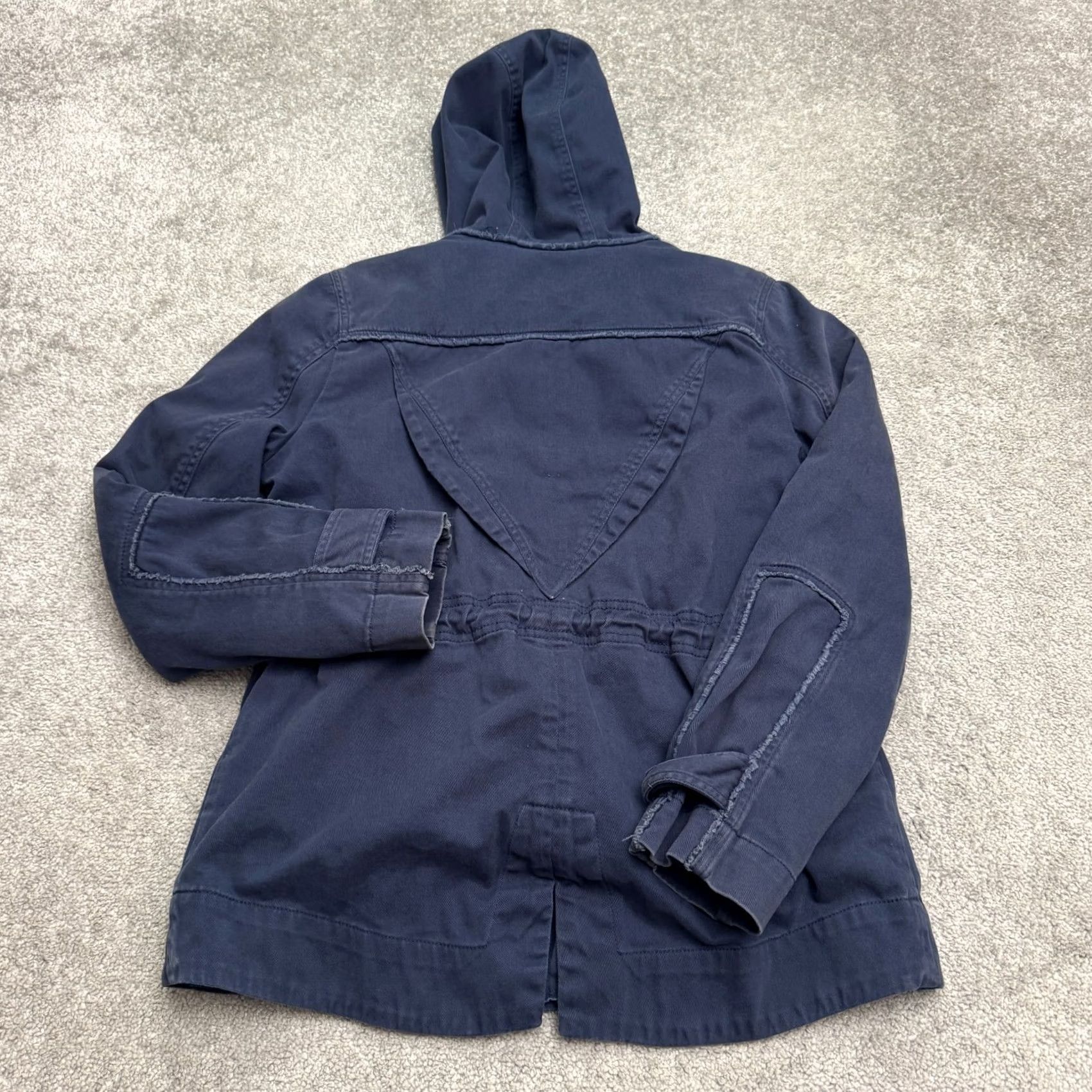 Ugg UGG Australia Hoodie Jacket Womens Small Navy Blue Removable Faux Fur Liner Parka Coat/Solid Blue Size S / US 4 / IT 40 - 3 Thumbnail